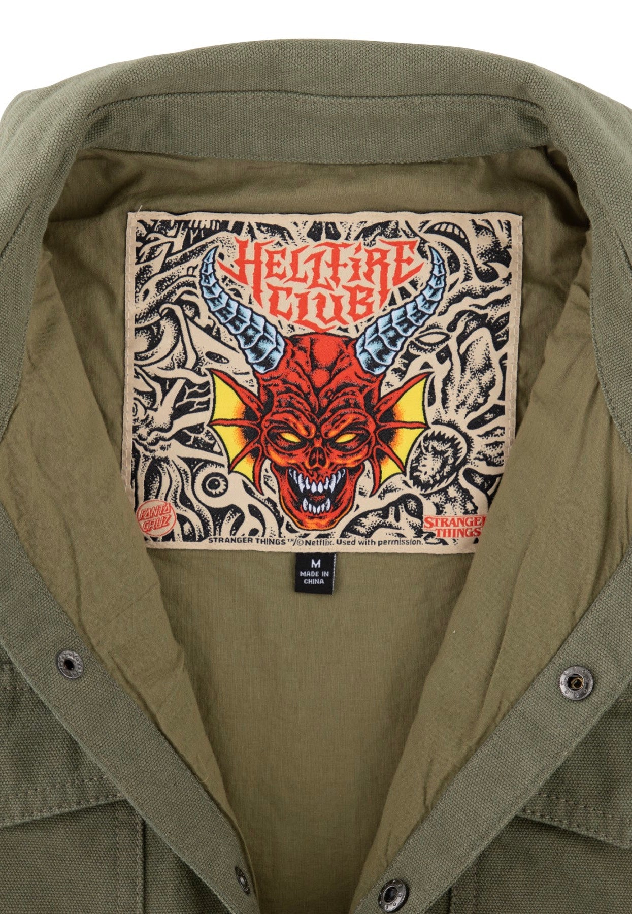 Santa Cruz x Stranger Things - Crawl Utility Army - Jacket | Men-Image