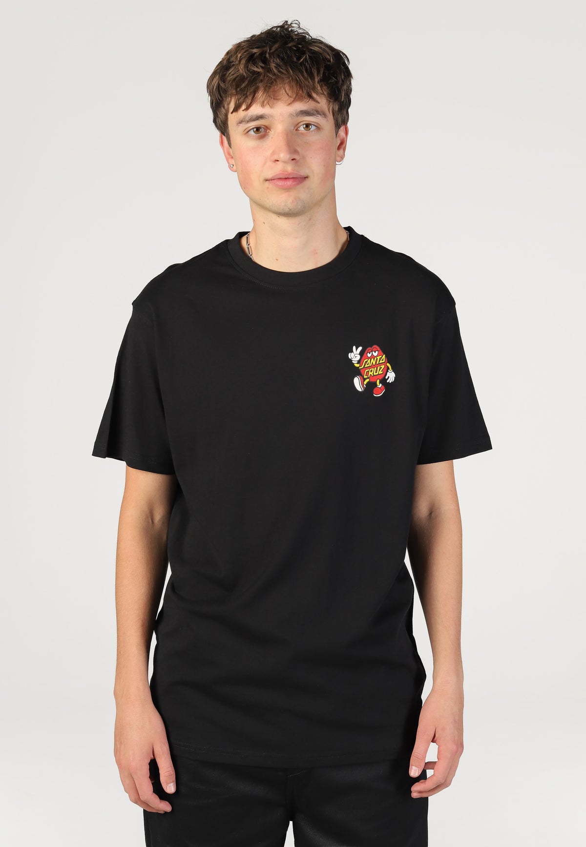 Santa Cruz Dot Dudes Black T-Shirt | Men-Image
