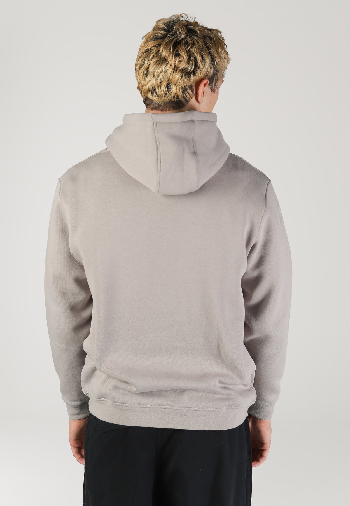 Santa Cruz Dot Guy Front Hood Warm Grey Hoodie | Men-Image