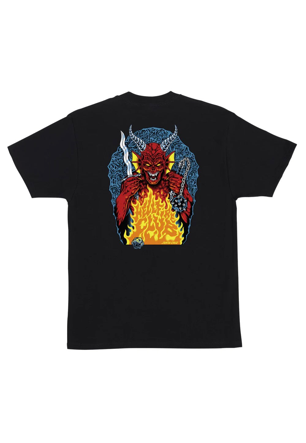 Santa Cruz x Stranger Things - Hellfire Pit Black - T-Shirt | Men-Image