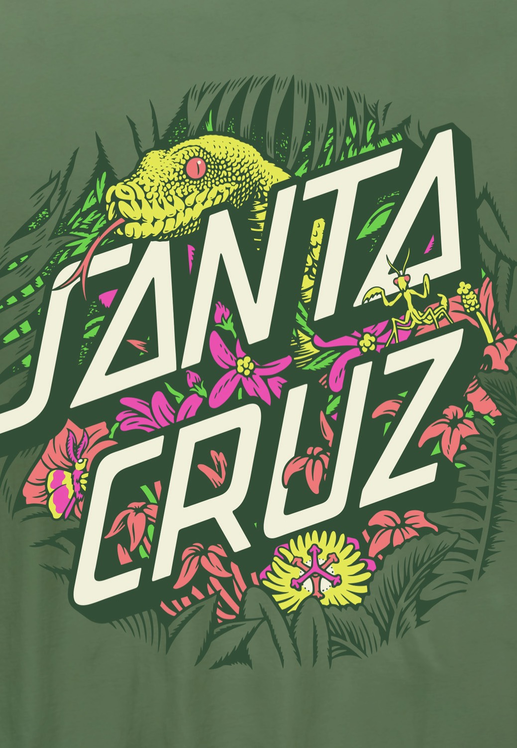 Santa Cruz - Asp Flores Dot Front Sage - T-Shirt | Men-Image