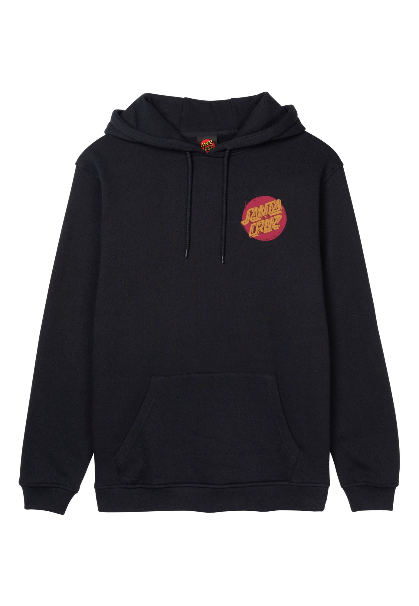 Santa Cruz - Scrawl Brick Dot Center Black - Hoodie | Men-Image