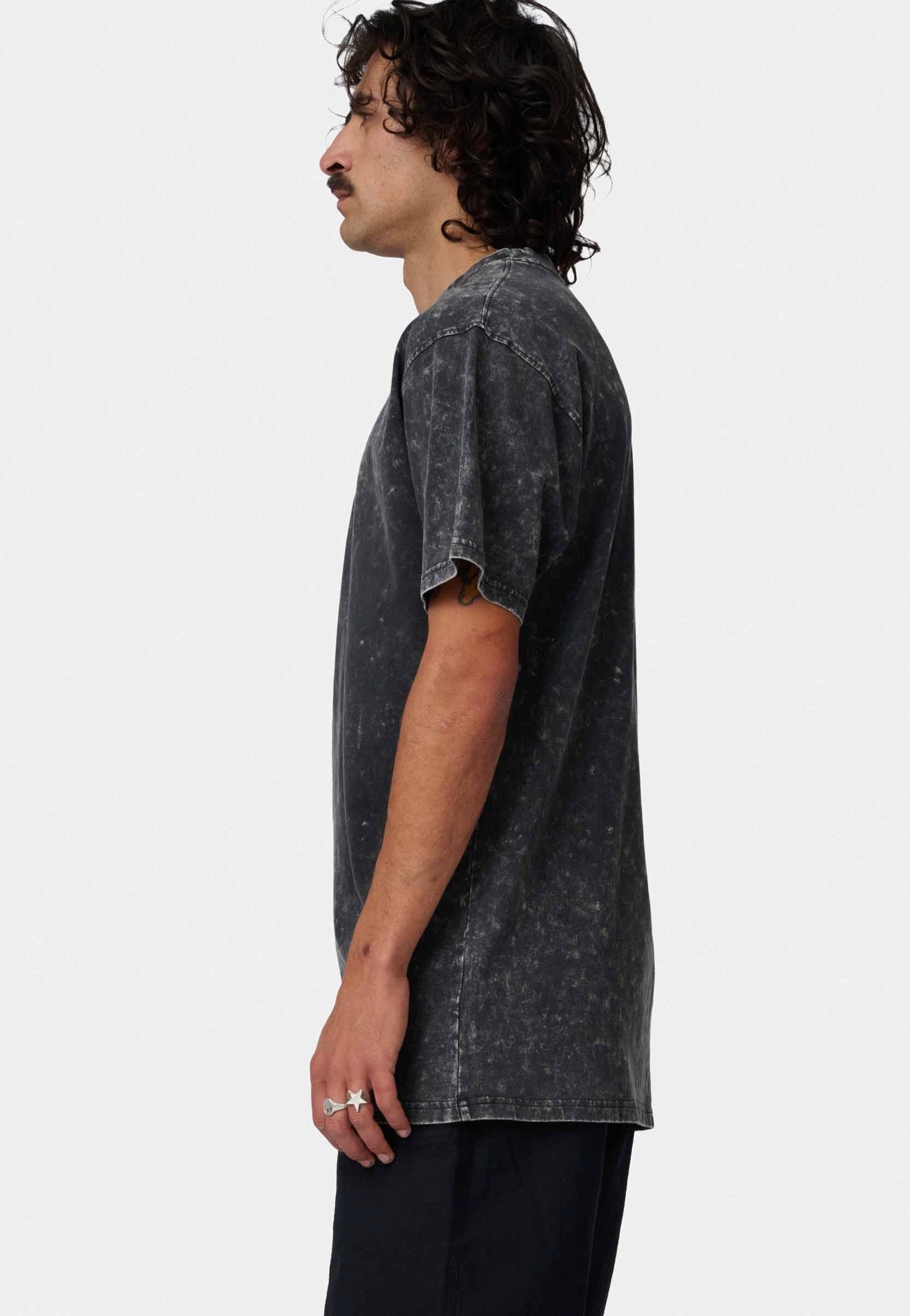 Santa Cruz - Out Of Time Front Black Acid Wash - T-Shirt | Men-Image