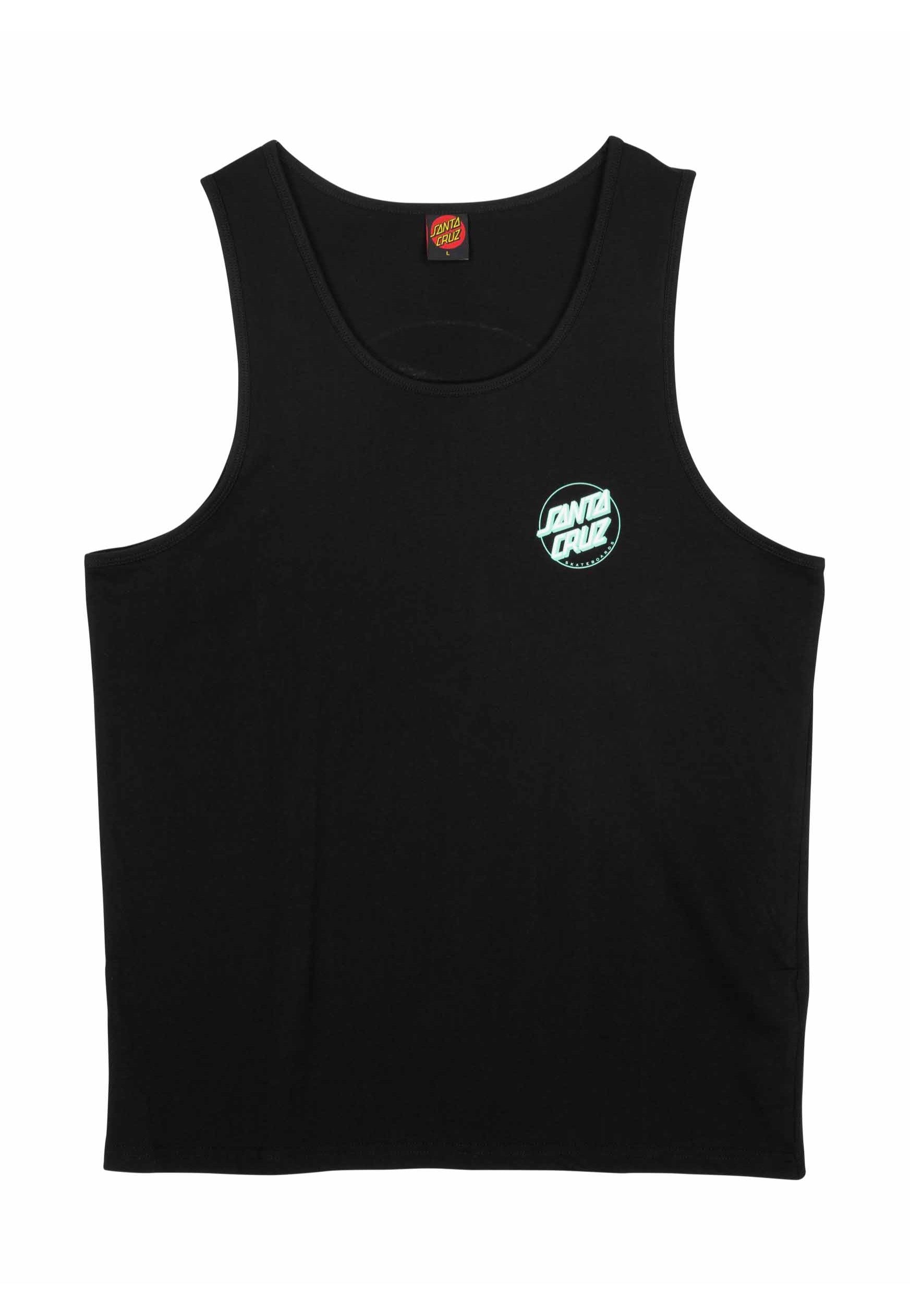 Santa Cruz - Partial Dot Black/Mint - Tank | Men-Image
