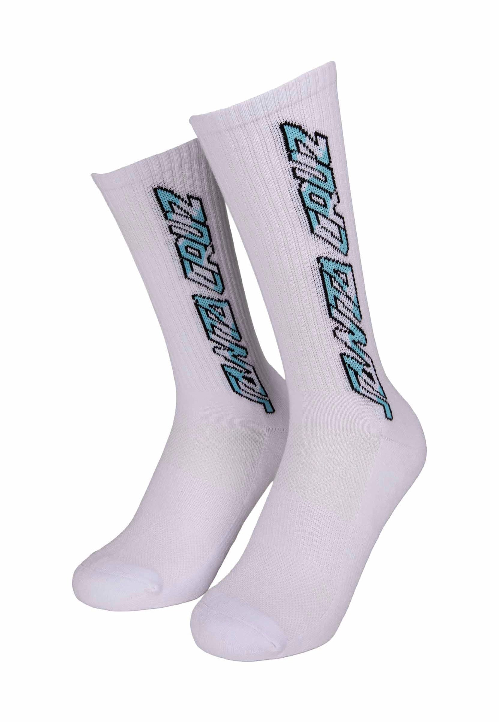 Santa Cruz - Salba Bones Pack Of 2 Black/White - Socks | Neutral-Image