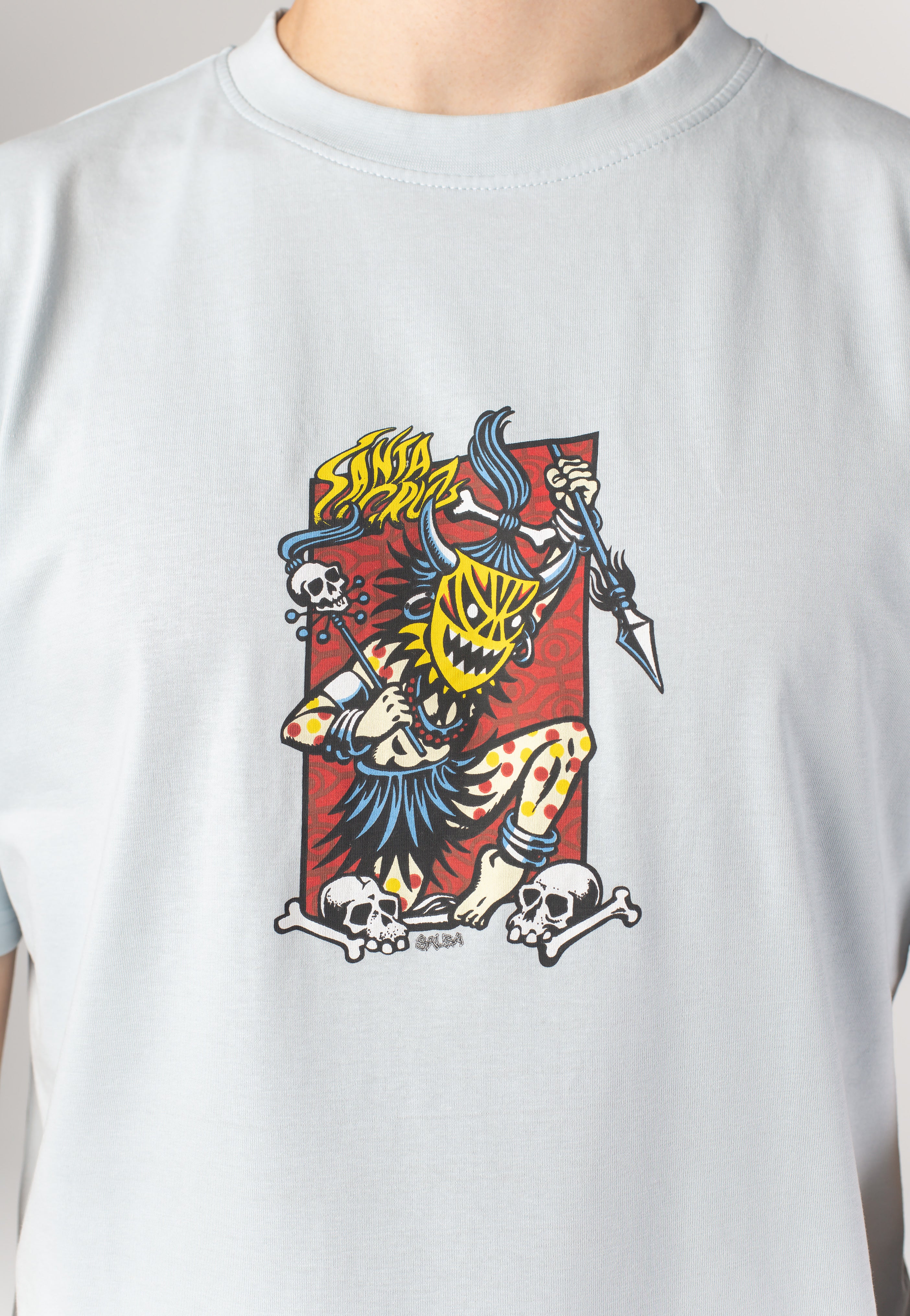 Santa Cruz - Salba Voodoo Frame Front Fresh Blue - T-Shirt | Men-Image