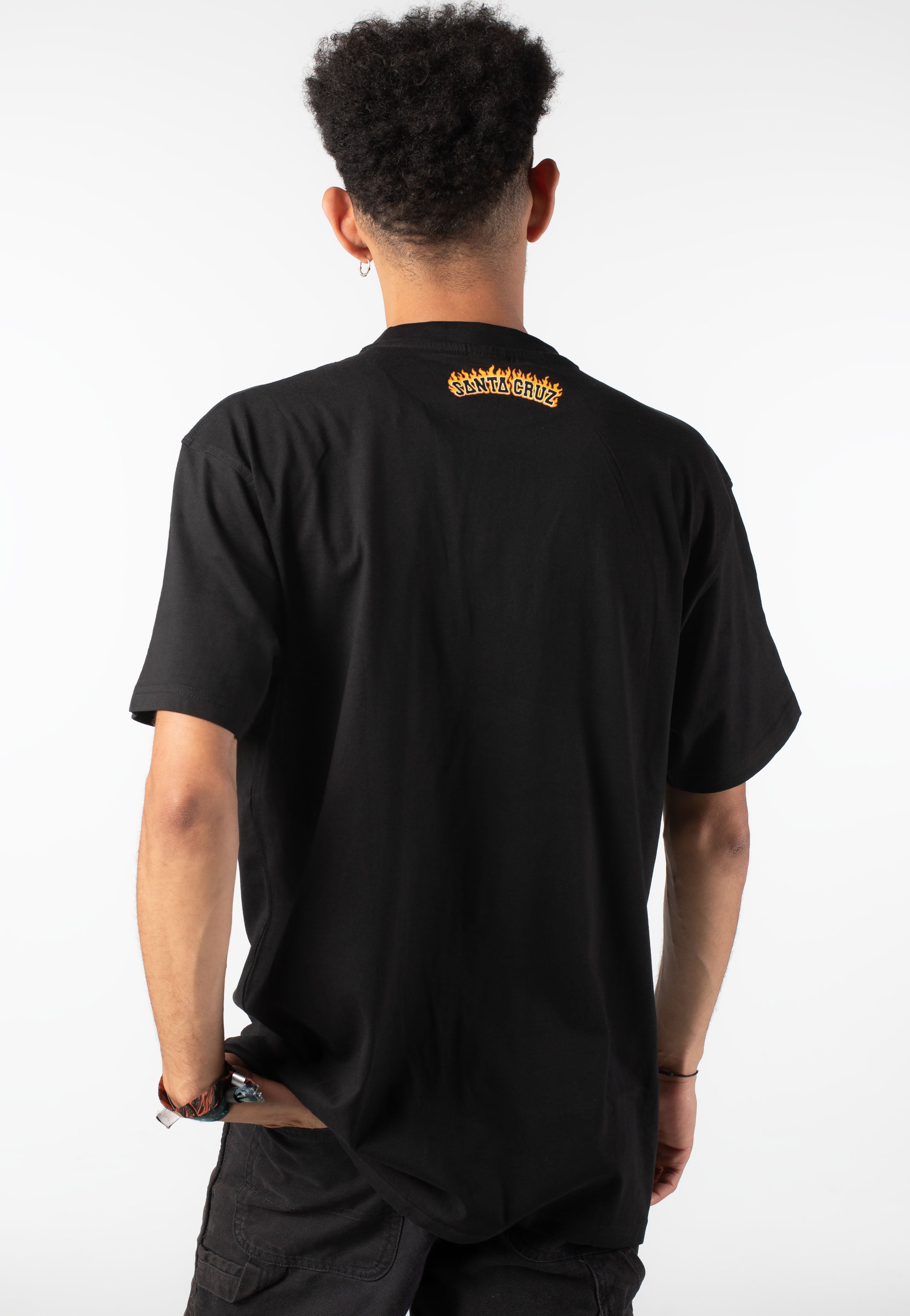 Santa Cruz - Burnt Bone Hand Black - T-Shirt | Men-Image