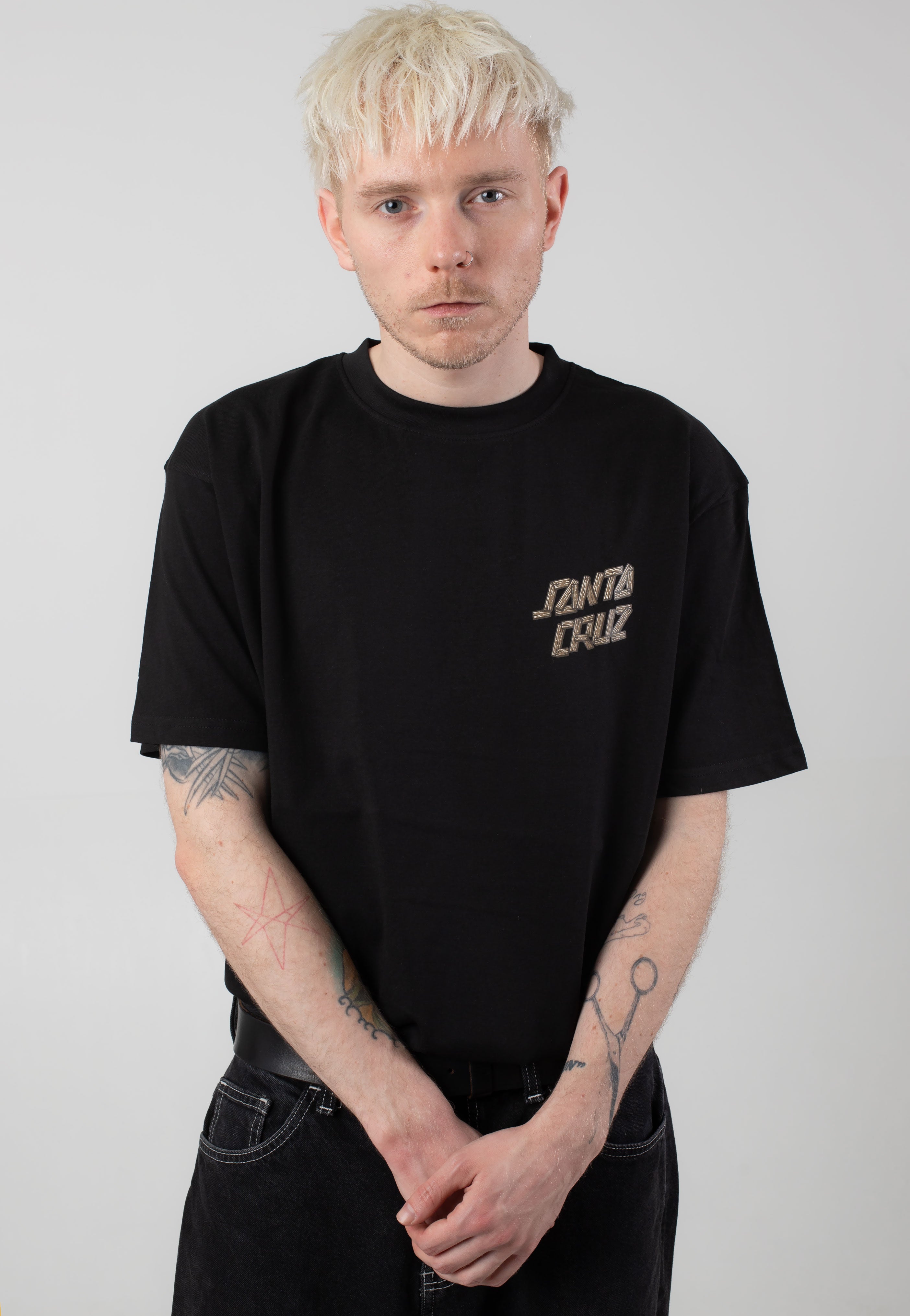 Santa Cruz - Screaming Grizzly Black - T-Shirt | Men-Image