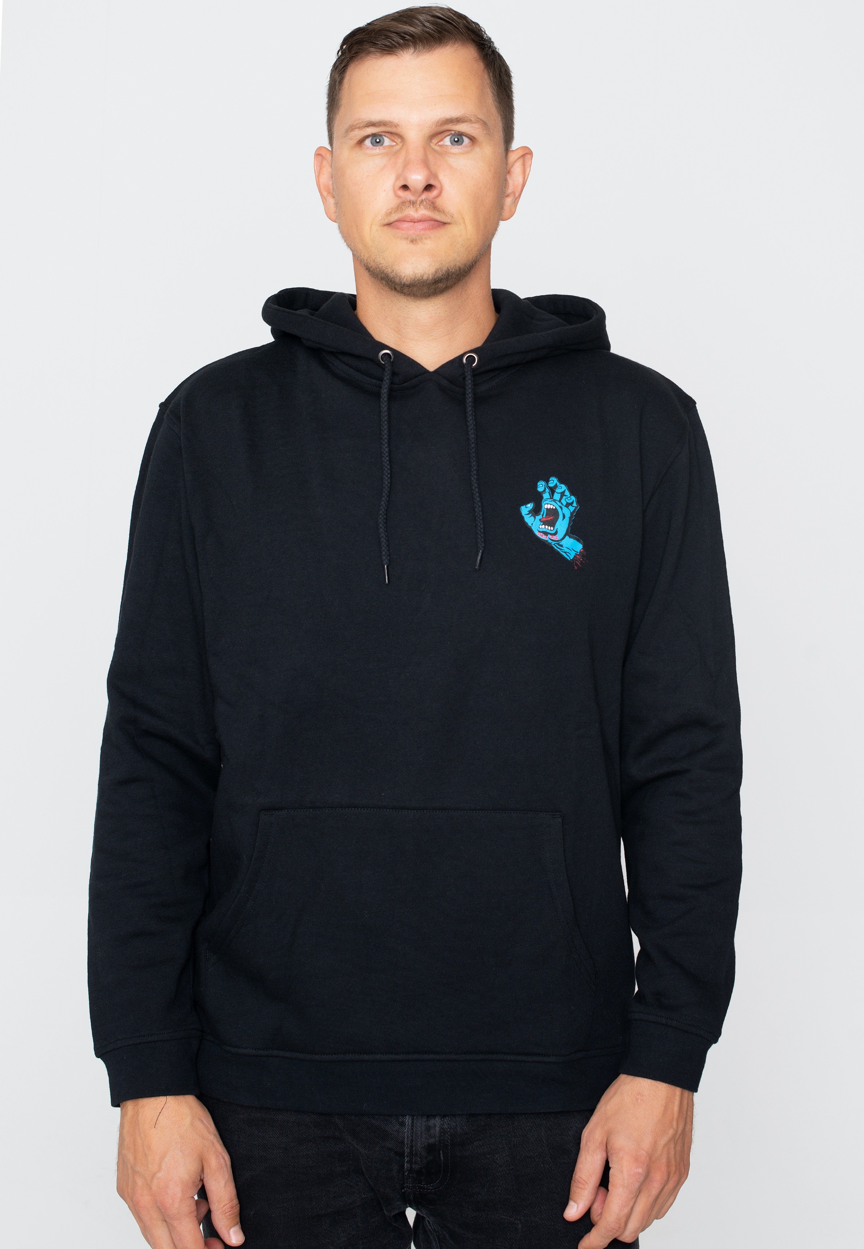 Santa Cruz - Screaming Hand Chest Black - Hoodie | Men-Image