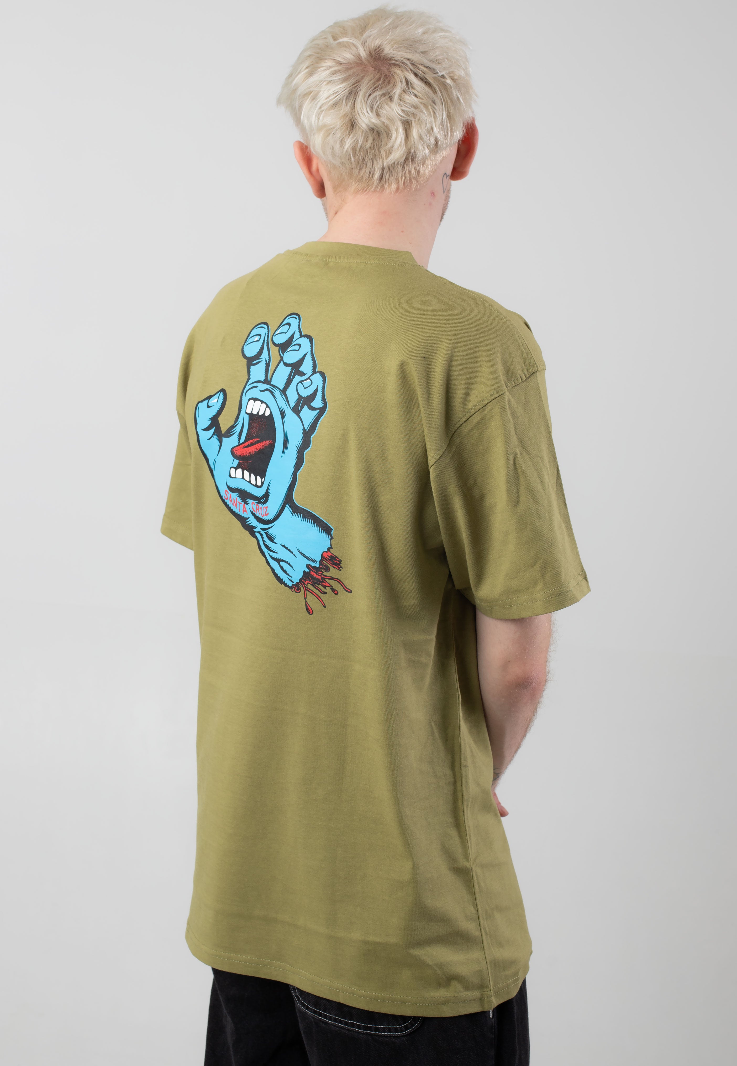 Santa Cruz - Screaming Hand Chest Iguana - T-Shirt | Men-Image