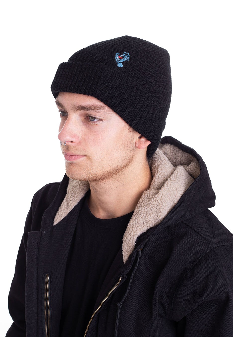 Santa Cruz - Screaming Mini Hand Black - Beanie | Neutral-Image