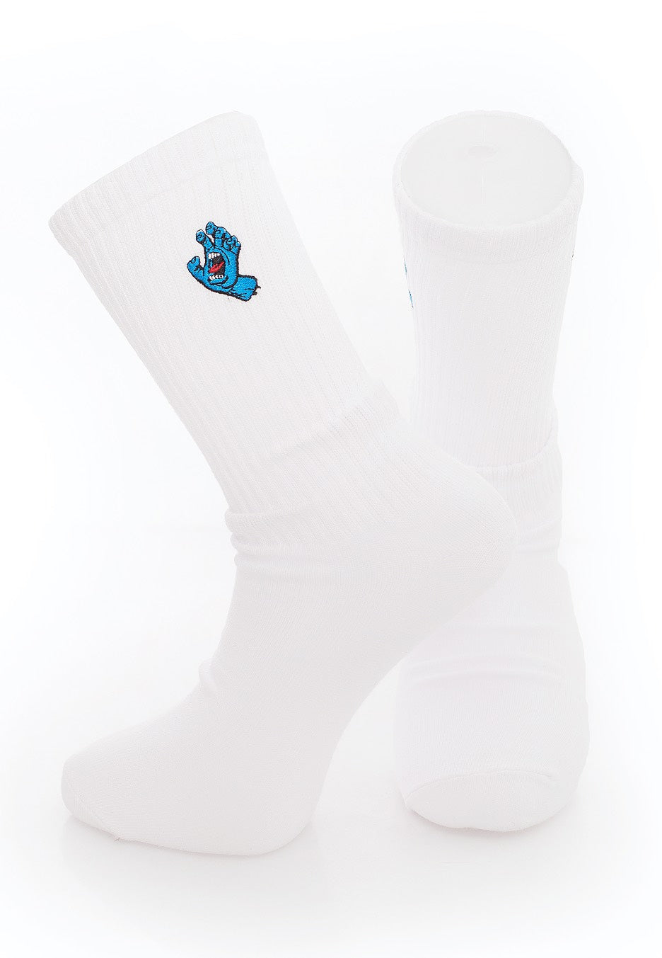 Santa Cruz - Screaming Mini Hand White - Socks | Neutral-Image