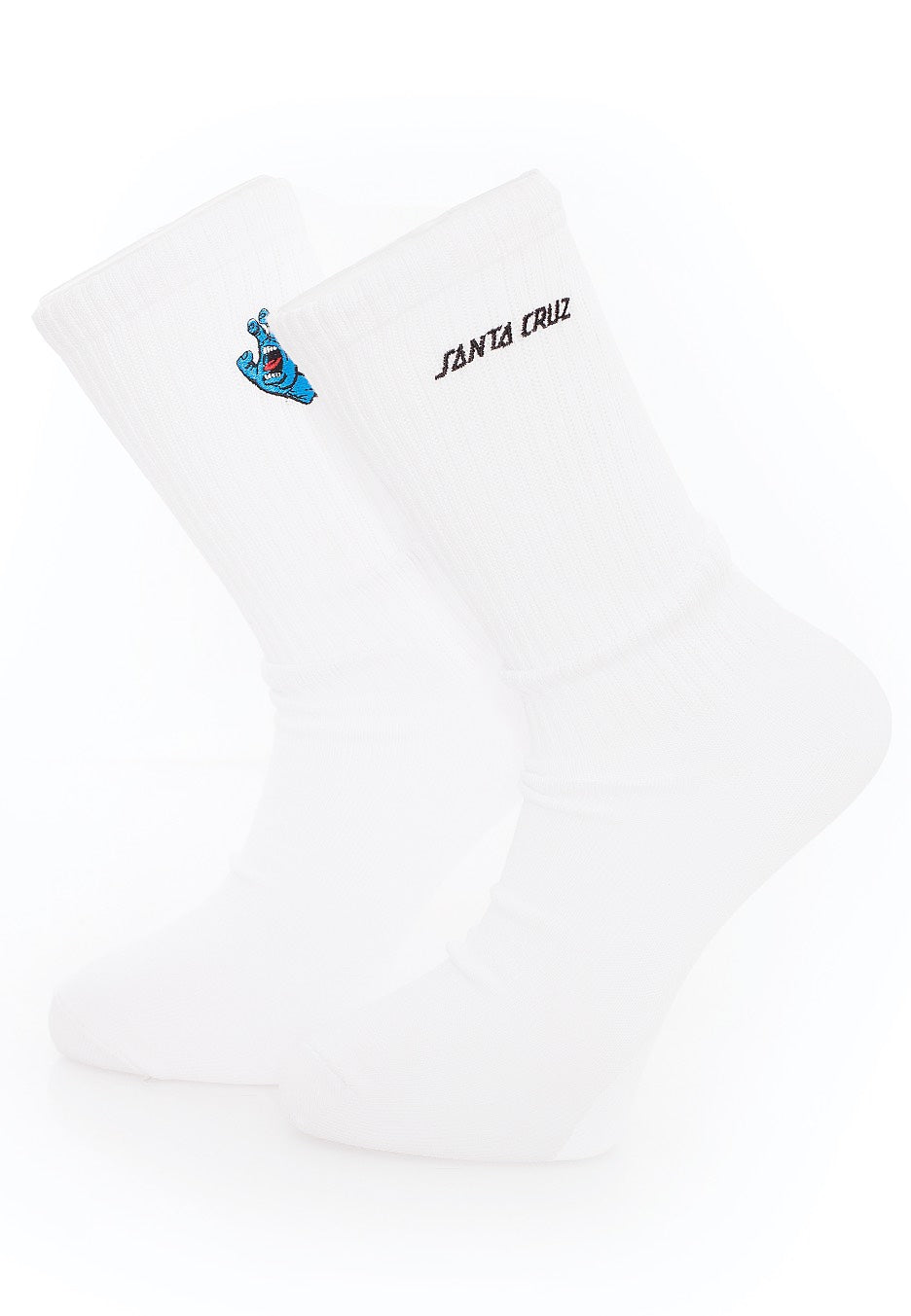 Santa Cruz - Screaming Mini Hand White - Socks | Neutral-Image