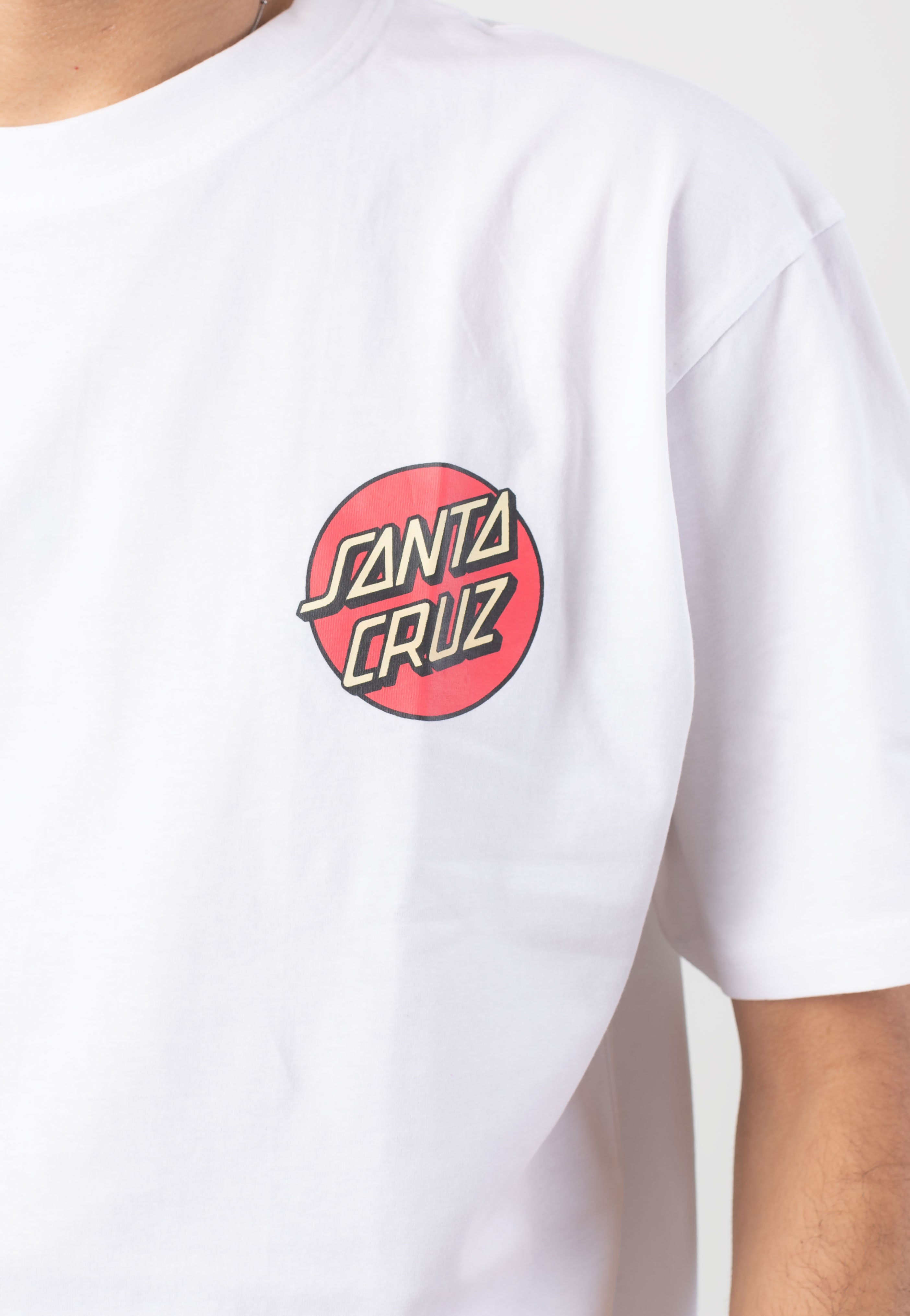 Santa Cruz - Screaming Rose Flash White - T-Shirt | Men-Image