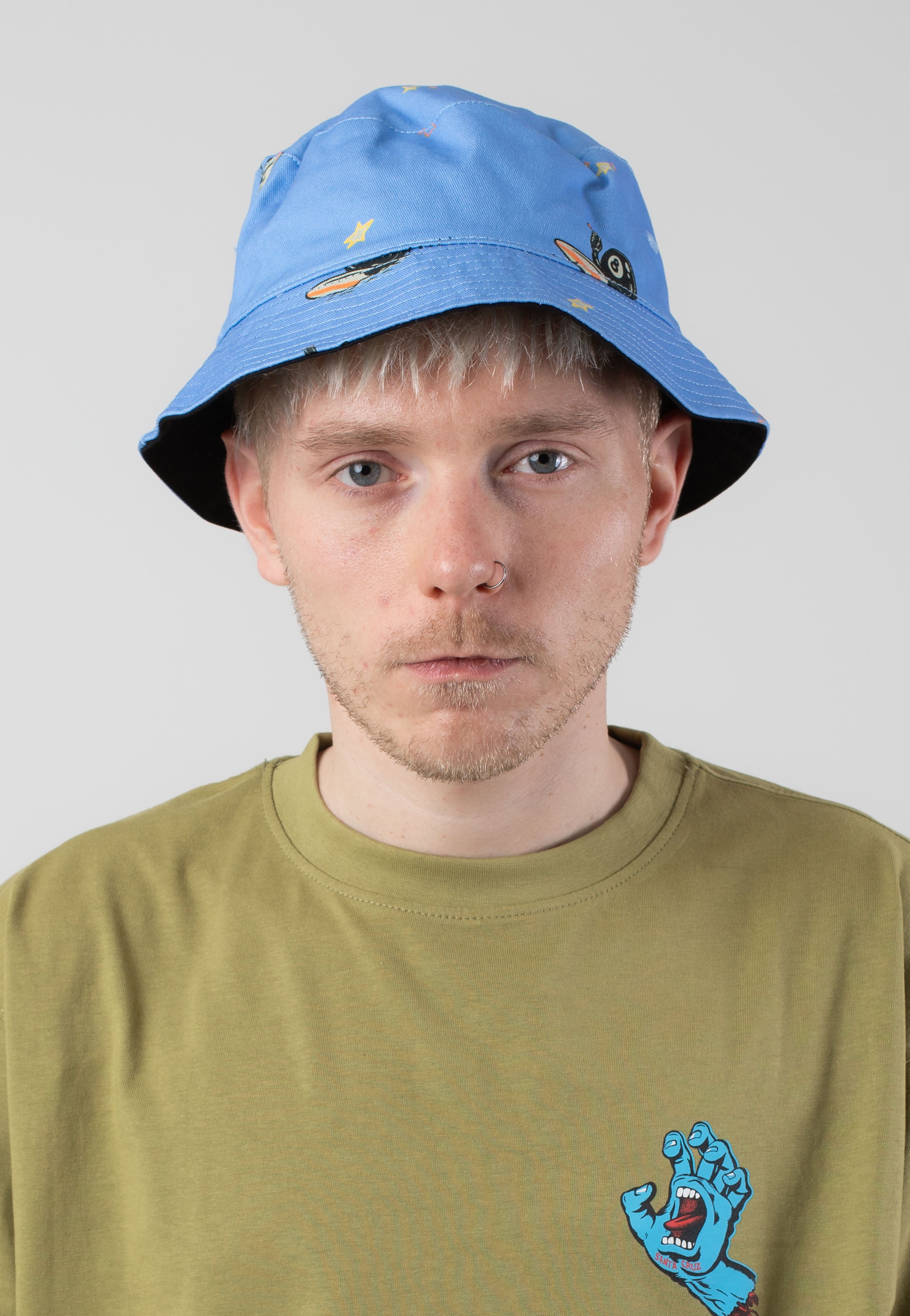 Santa Cruz - Winkowski Surf Reverse Fresh Blue/Black - Bucket Hat | Neutral-Image