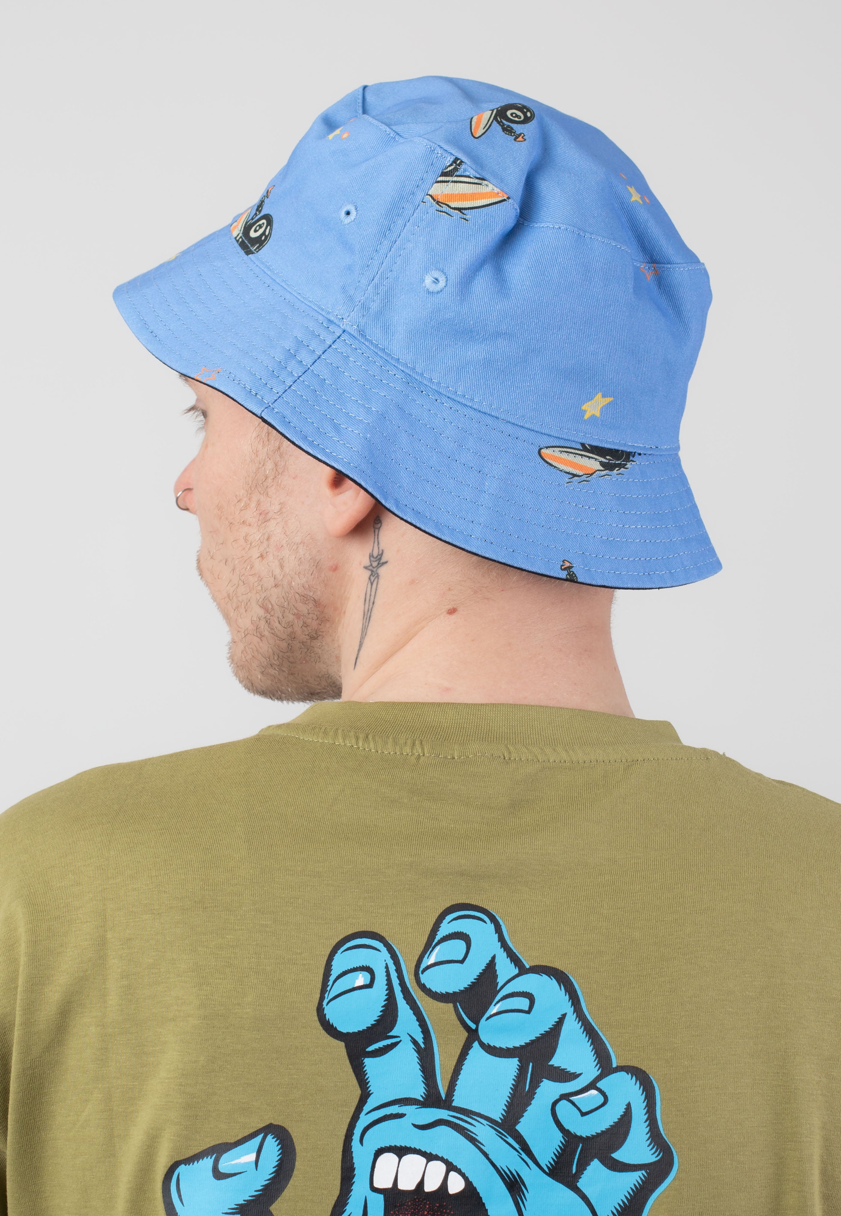 Santa Cruz - Winkowski Surf Reverse Fresh Blue/Black - Bucket Hat | Neutral-Image