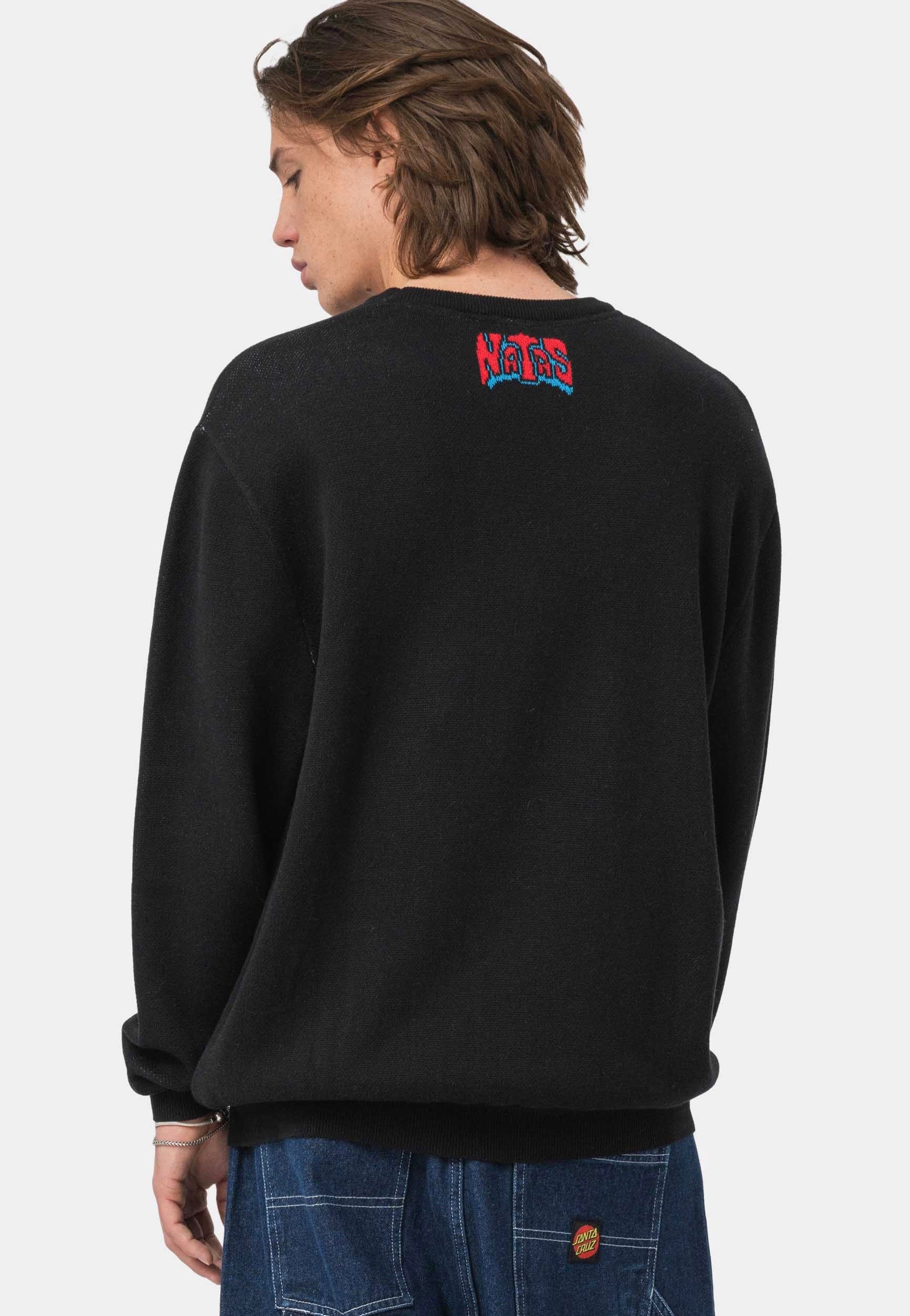 Santa Cruz - Natas SC Panther Knit Black - Pullover | Men-Image