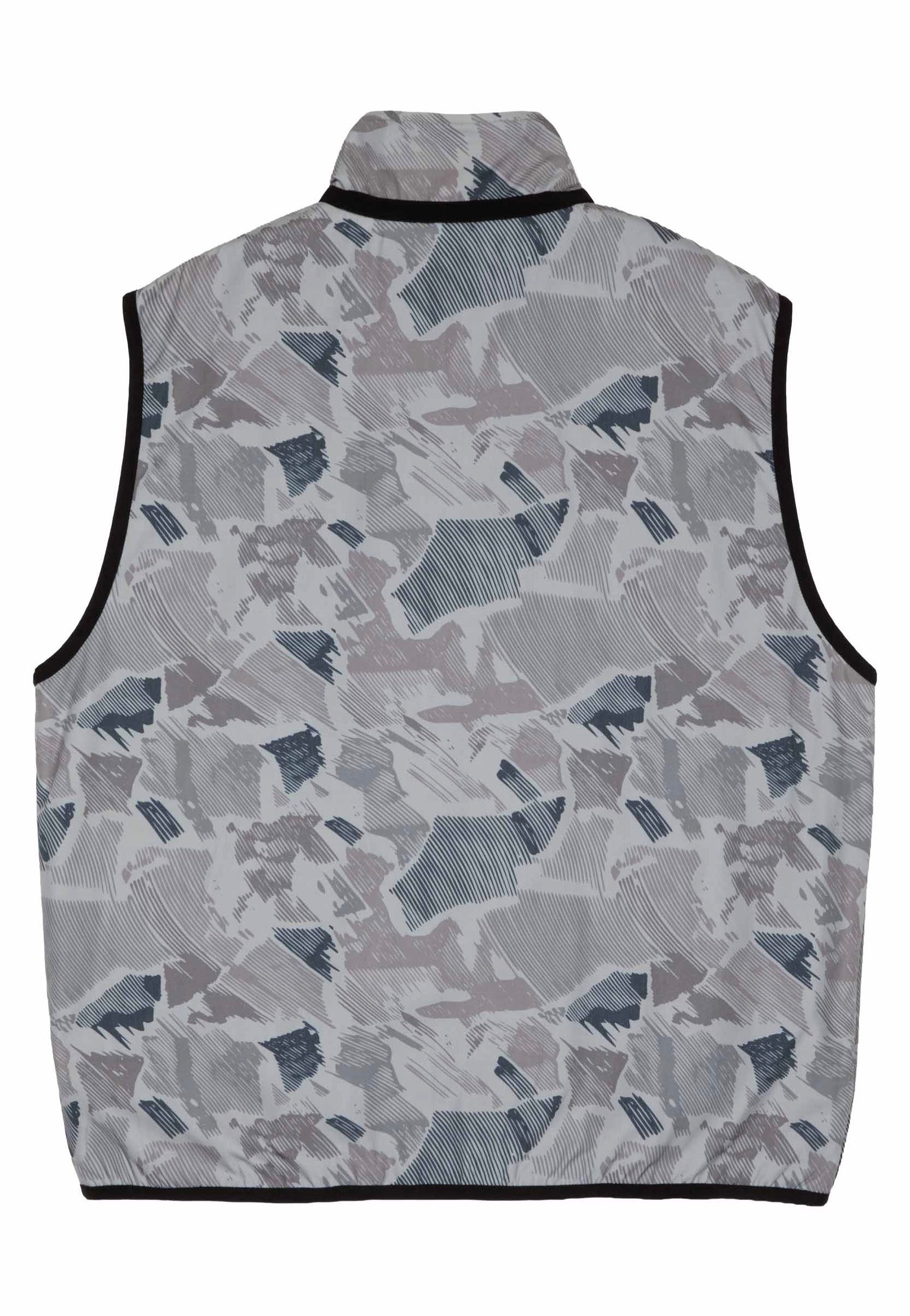 Santa Cruz - Cache Reversible Woodcut Camo/Black - Vest | Men-Image
