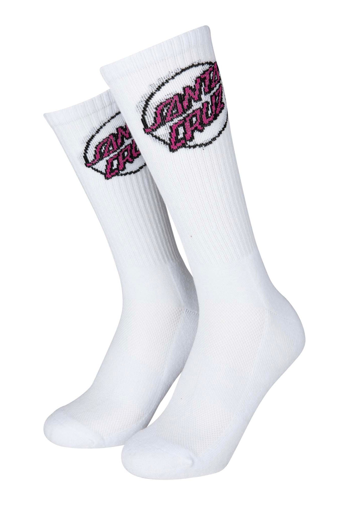 Santa Cruz - Partial Dot White - Socks | Neutral-Image