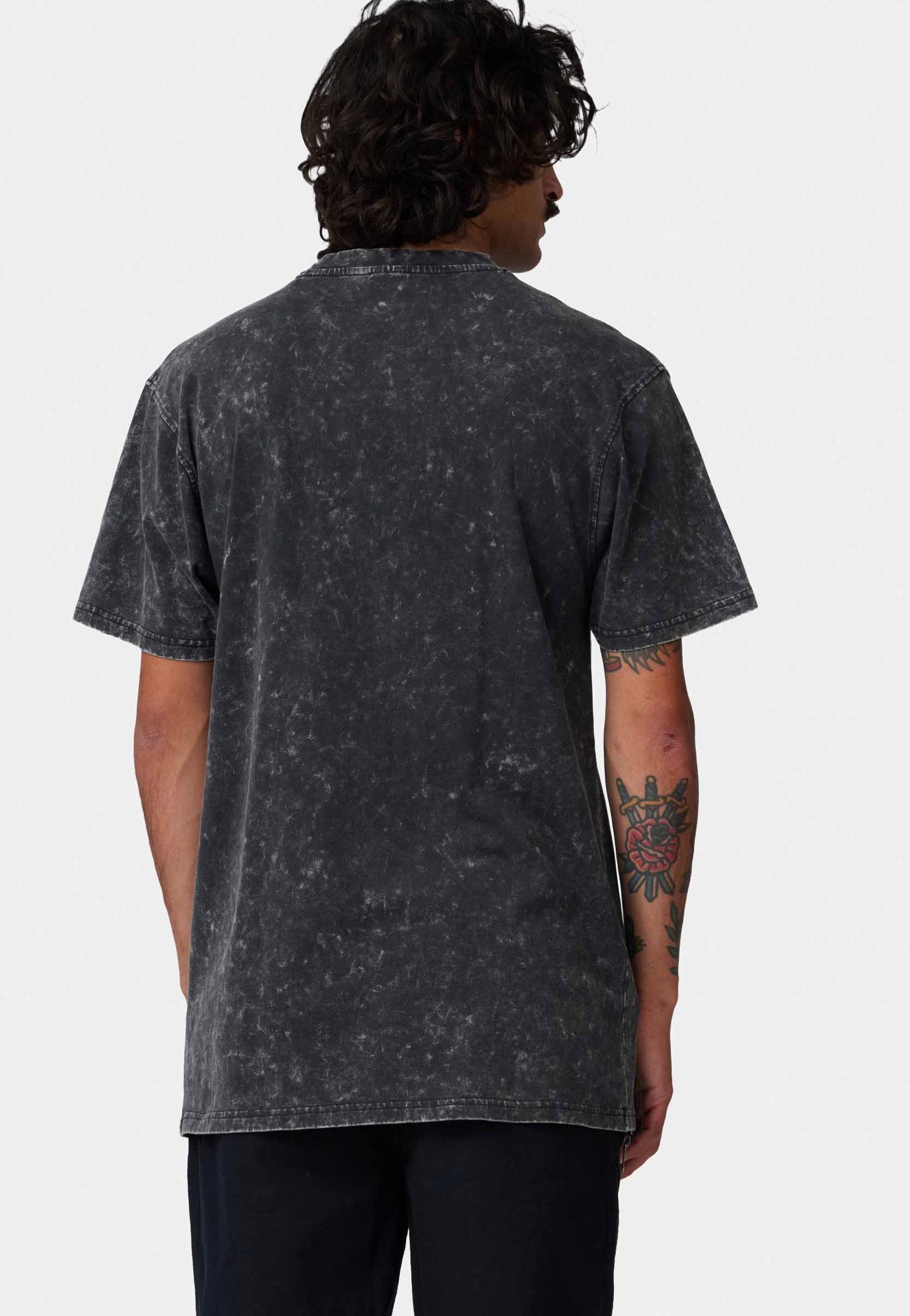Santa Cruz - Out Of Time Front Black Acid Wash - T-Shirt | Men-Image