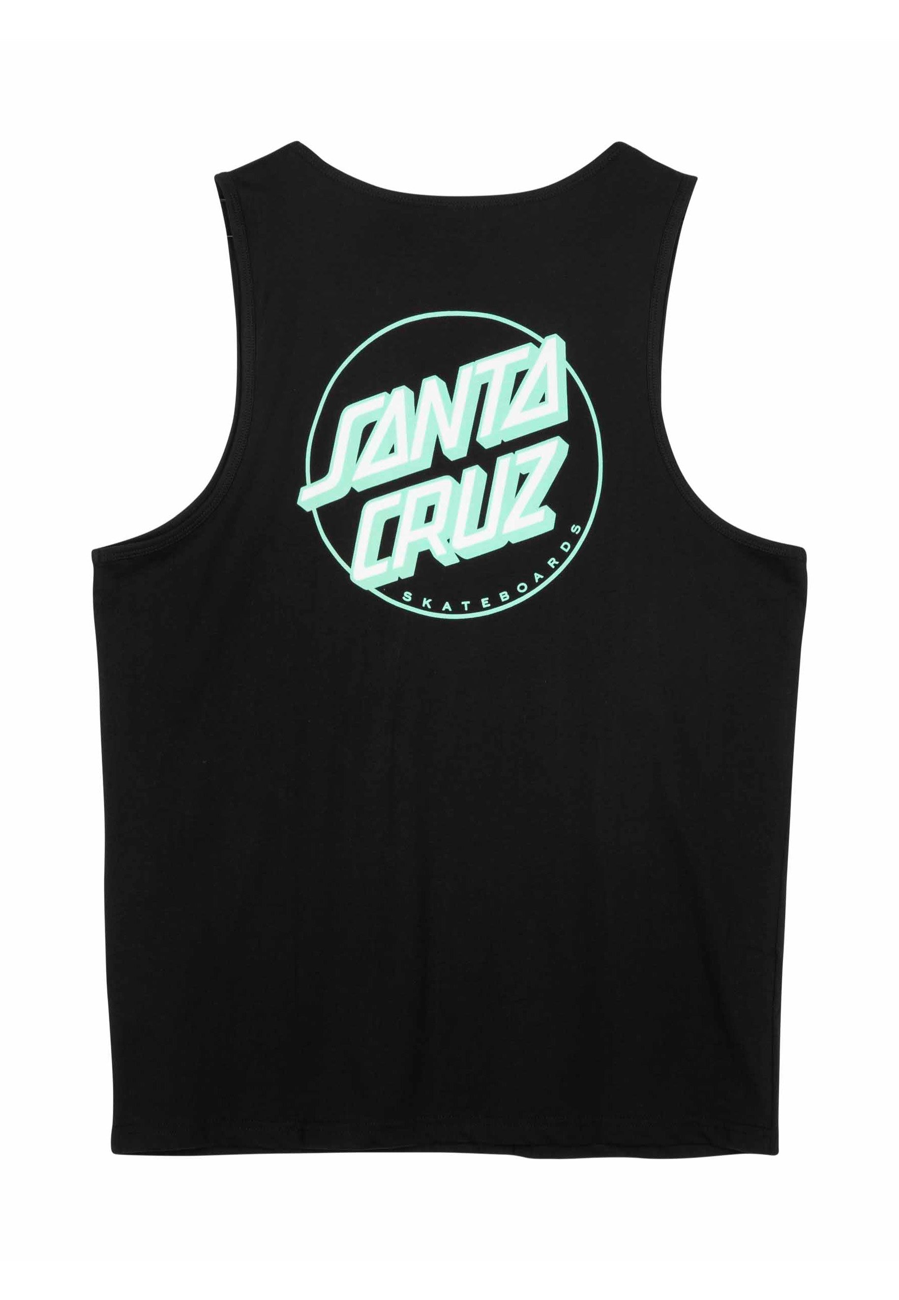 Santa Cruz - Partial Dot Black/Mint - Tank | Men-Image