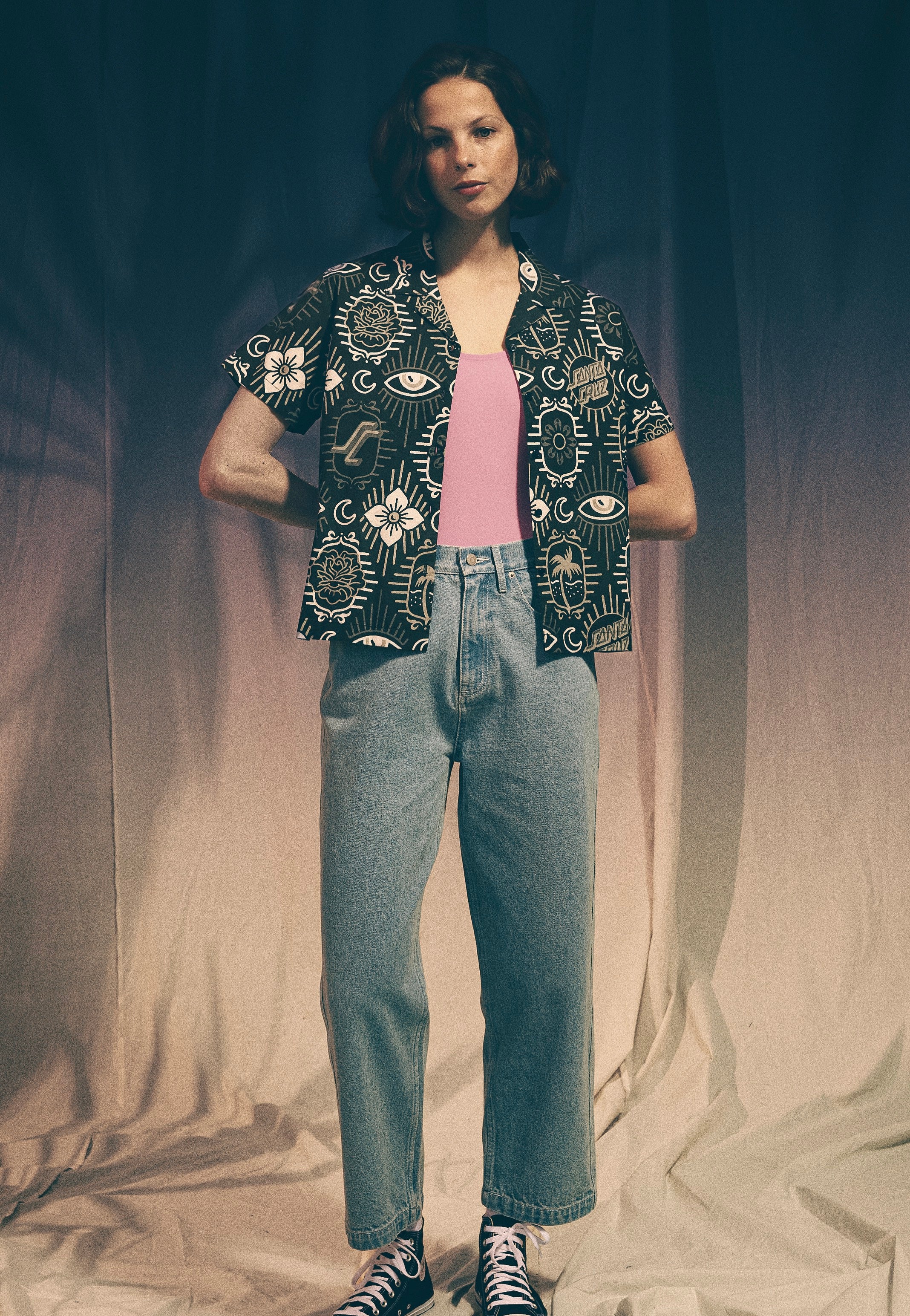 Santa Cruz - Patchwork Black Patchwork - Shirt | Women-Image