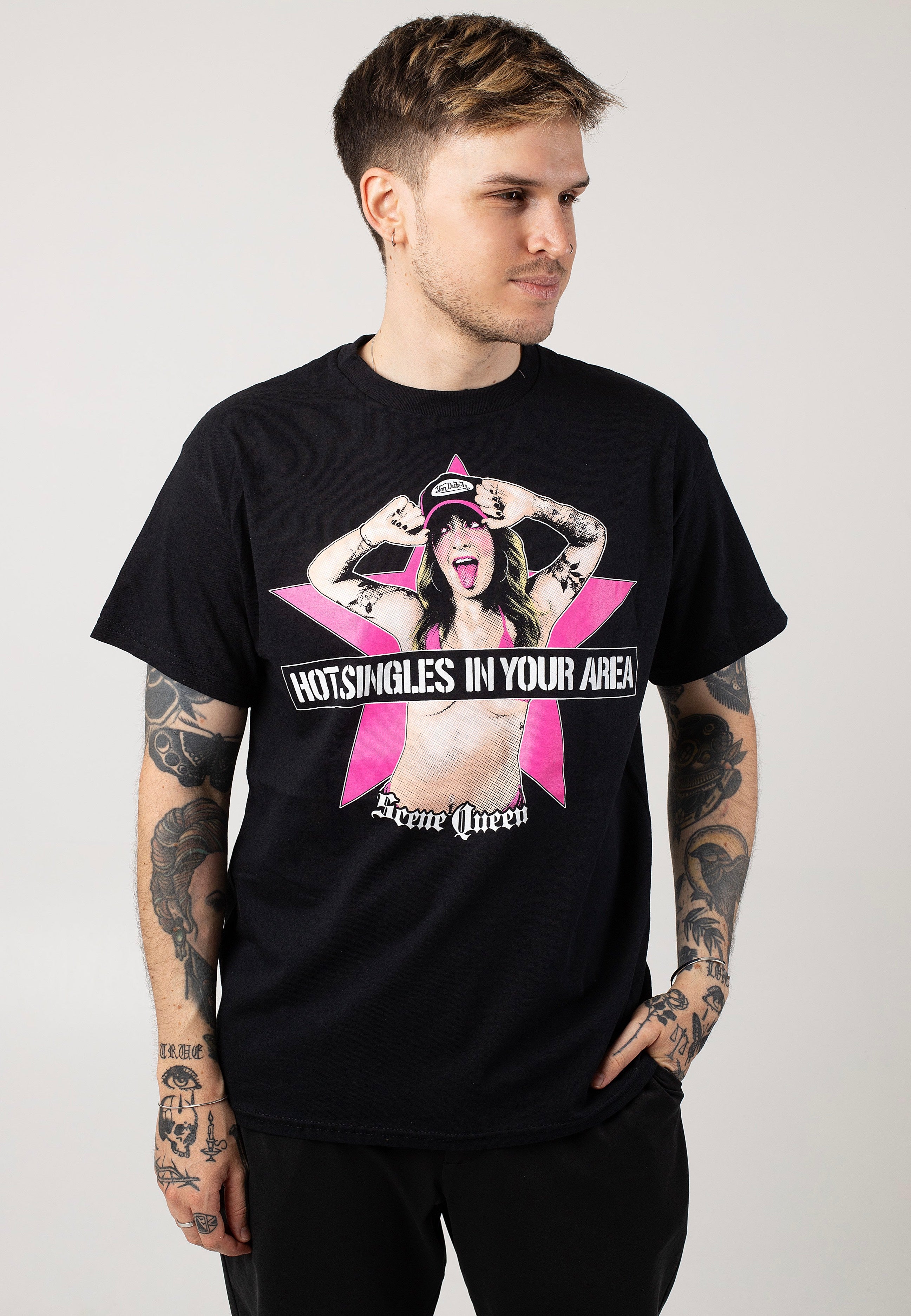 Scene Queen - Burning House Candyfloss Pink - Hoodie | Impericon