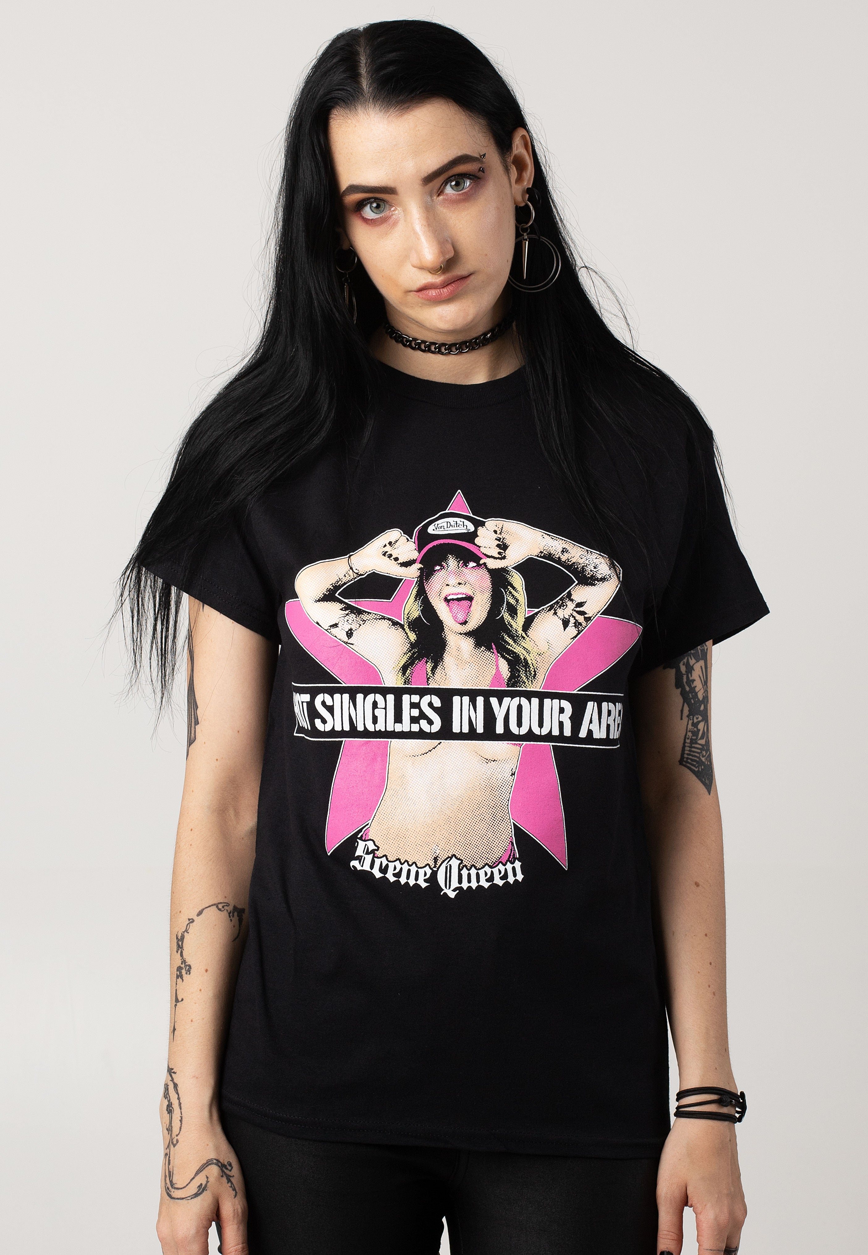 Scene Queen - Burning House Candyfloss Pink - Hoodie | Impericon