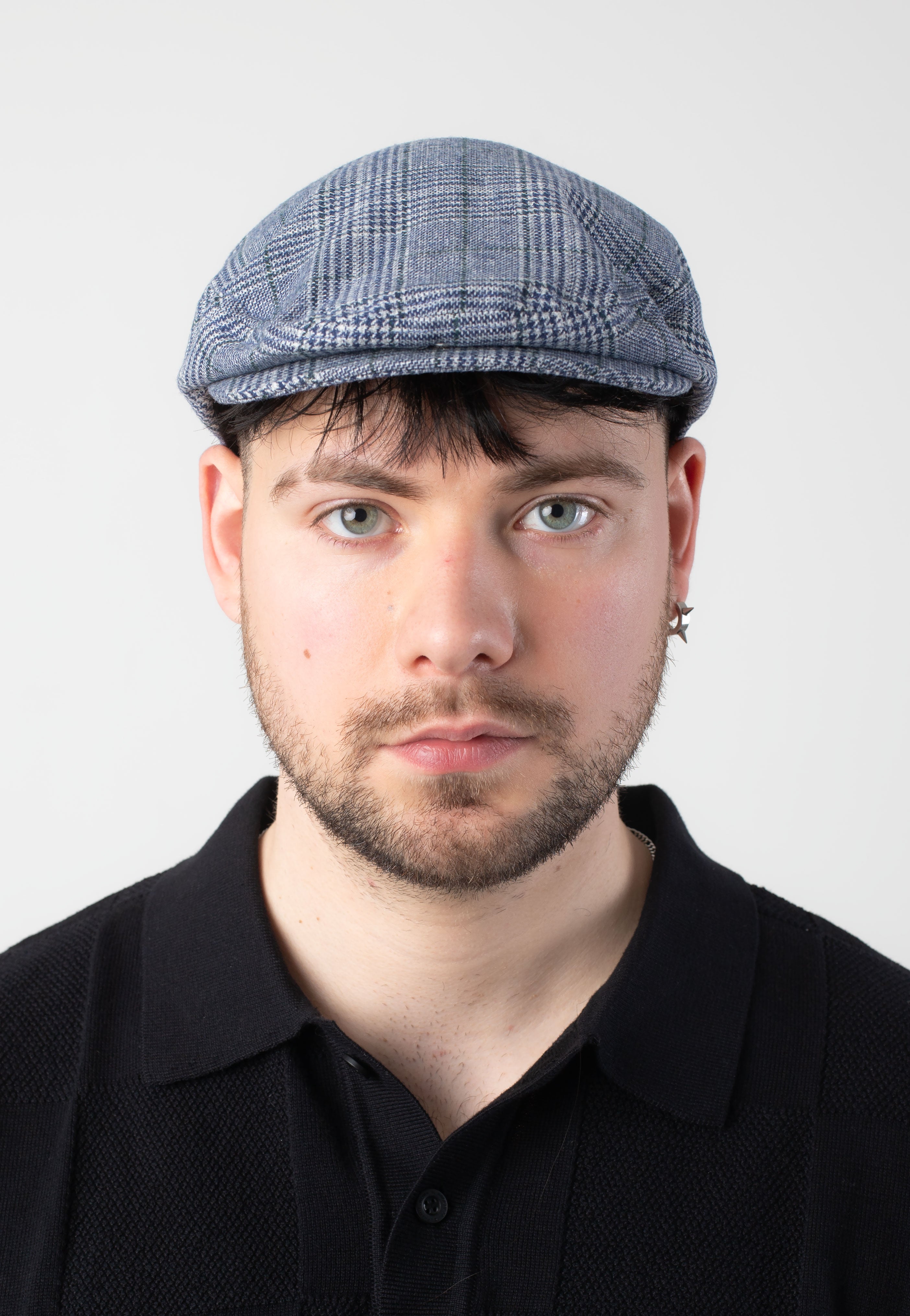 Brixton - Hooligan Snap Blue/Off White Houndstooth - Hat | Neutral-Image