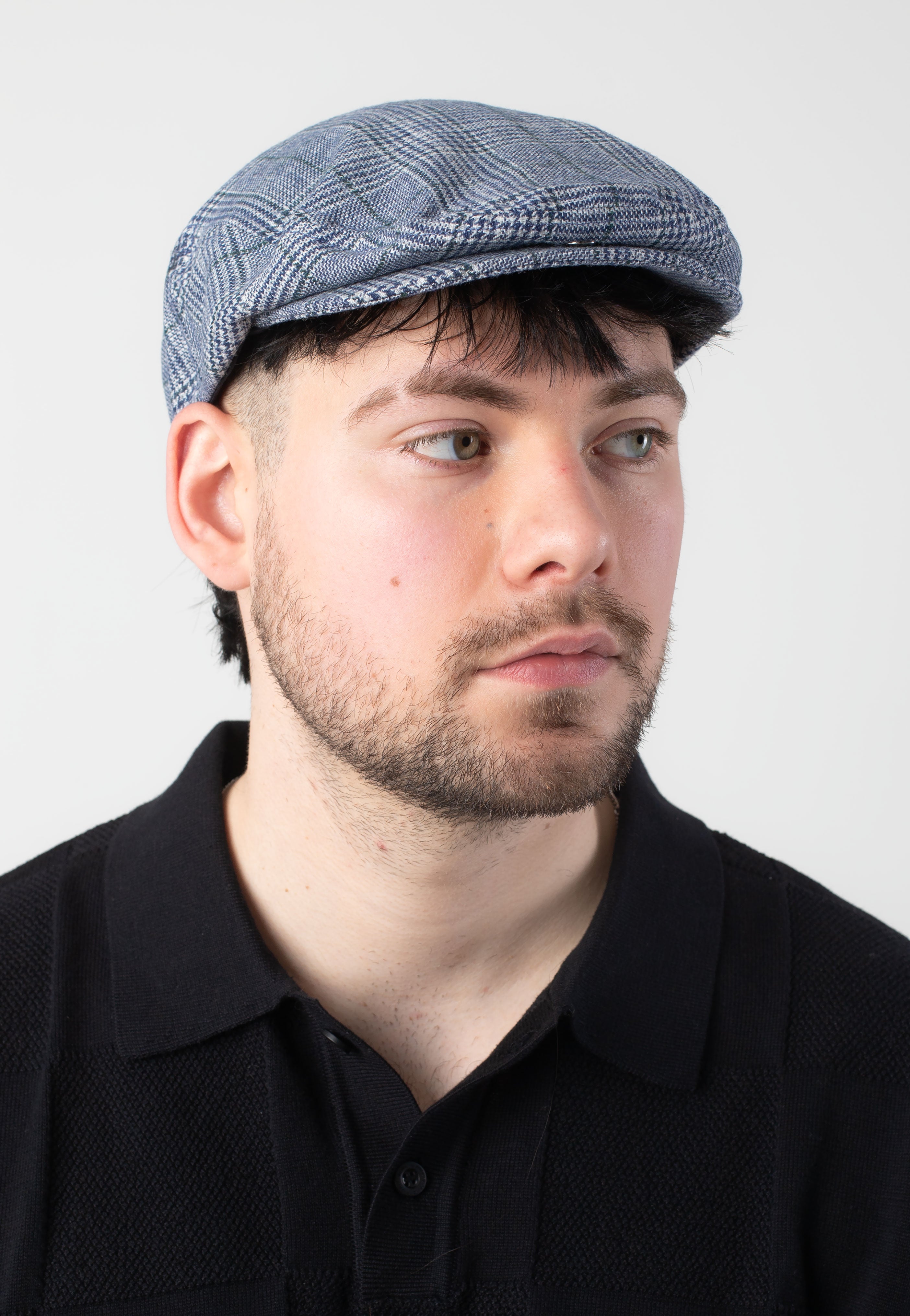 Brixton - Hooligan Snap Blue/Off White Houndstooth - Hat | Neutral-Image