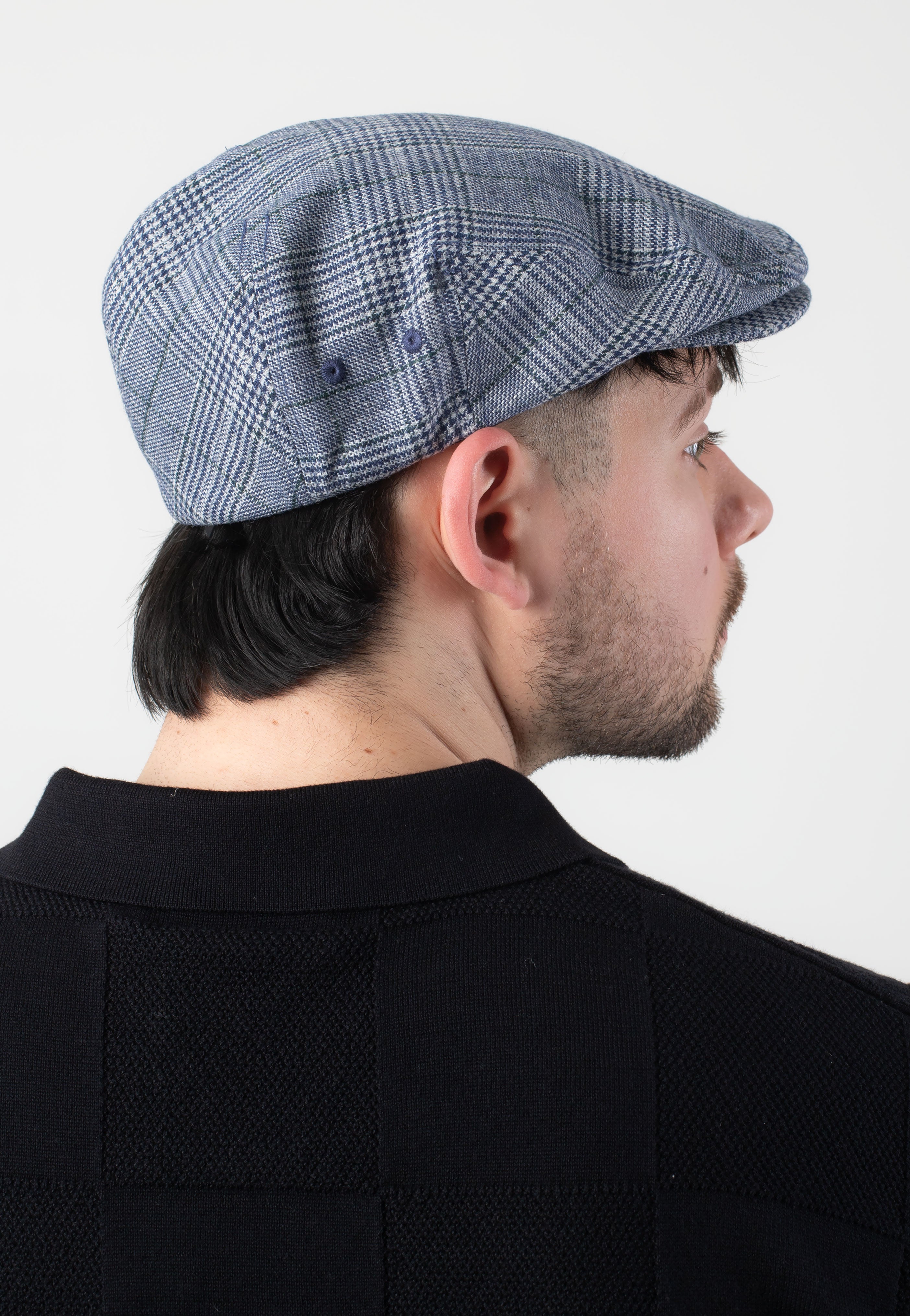 Brixton - Hooligan Snap Blue/Off White Houndstooth - Hat | Neutral-Image