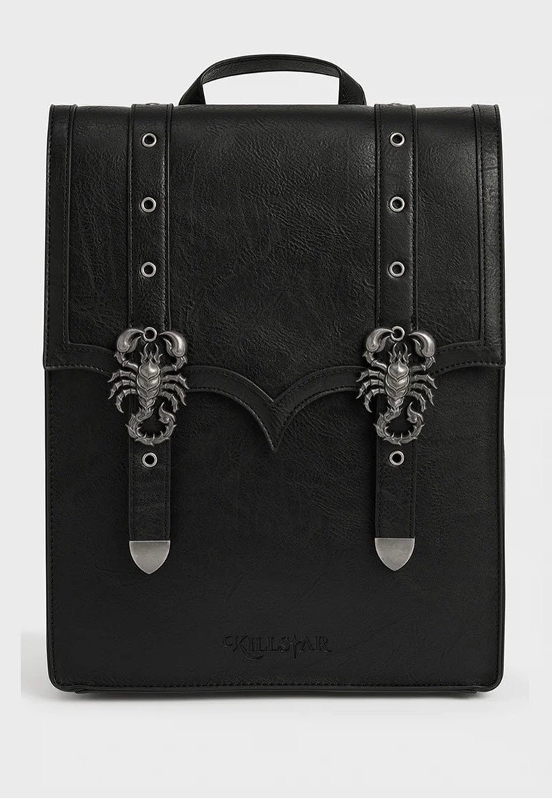 Killstar Scorpio's Curse Black Backpack | Women-Image