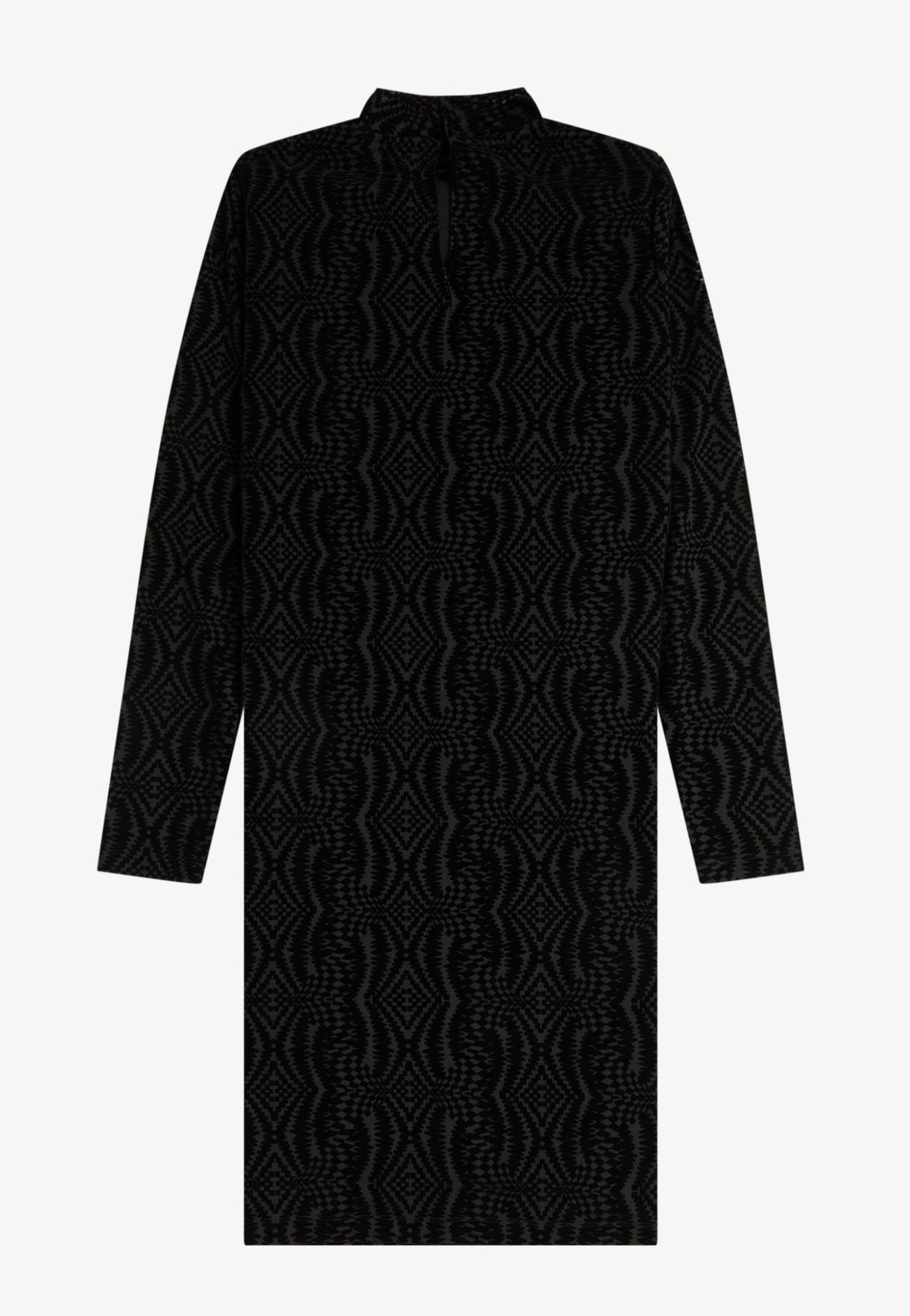 Fred Perry x Amy Winehouse - Flock Print Mesh Black - Dress | Women-Image