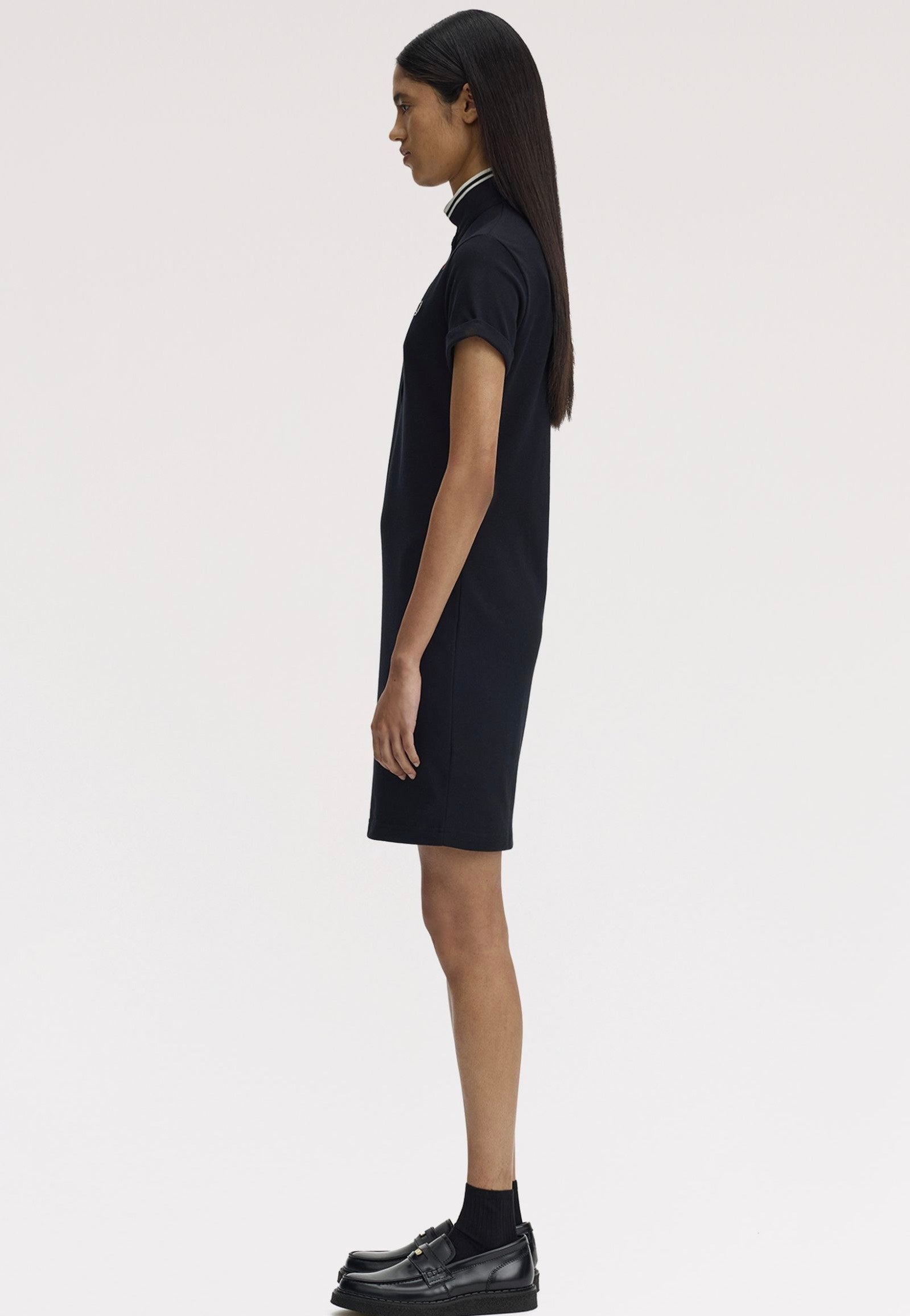Fred Perry x Amy Winehouse - Tipped Polo Black - Dress | Women-Image