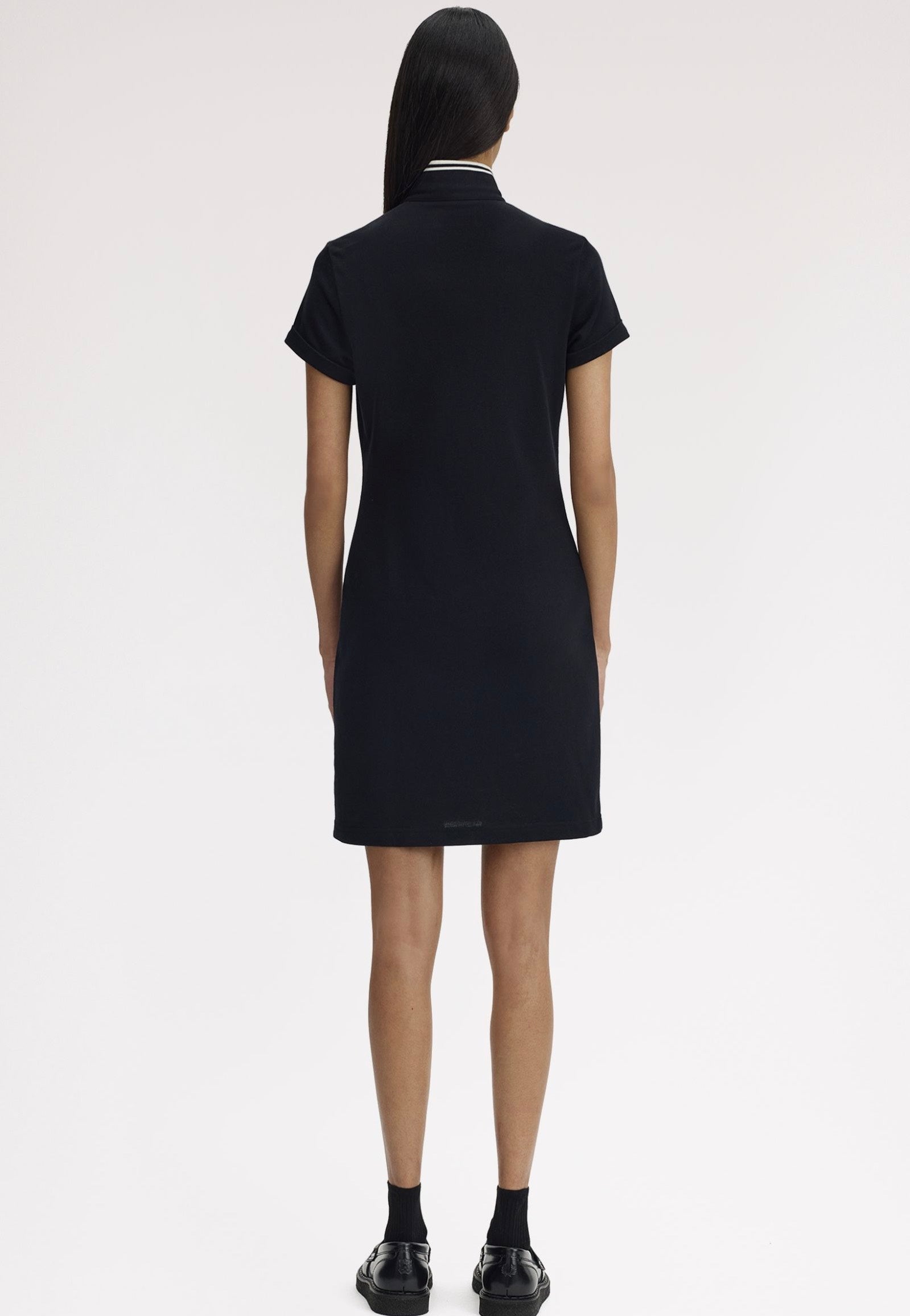 Fred Perry x Amy Winehouse - Tipped Polo Black - Dress | Women-Image