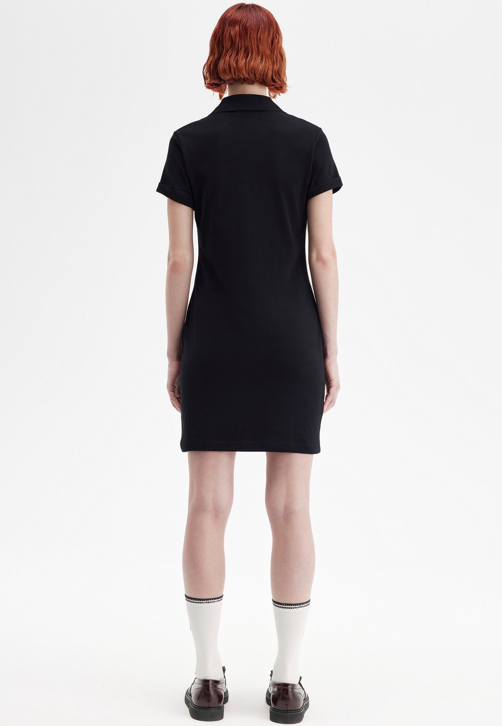 Fred Perry x Amy Winehouse - Pocket Detail Pique Black - Dress | Women-Image