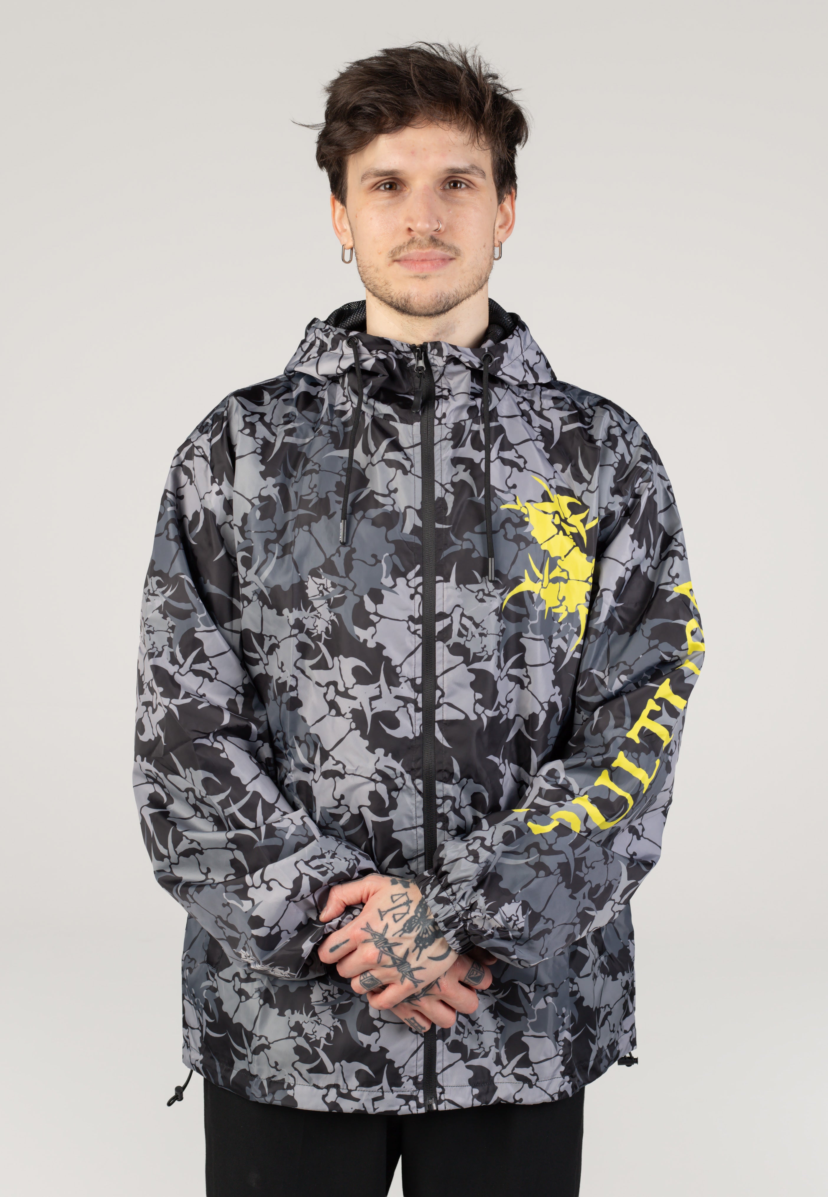 Sepultura - Logo Camo Hoodie - Jacket | Men-Image