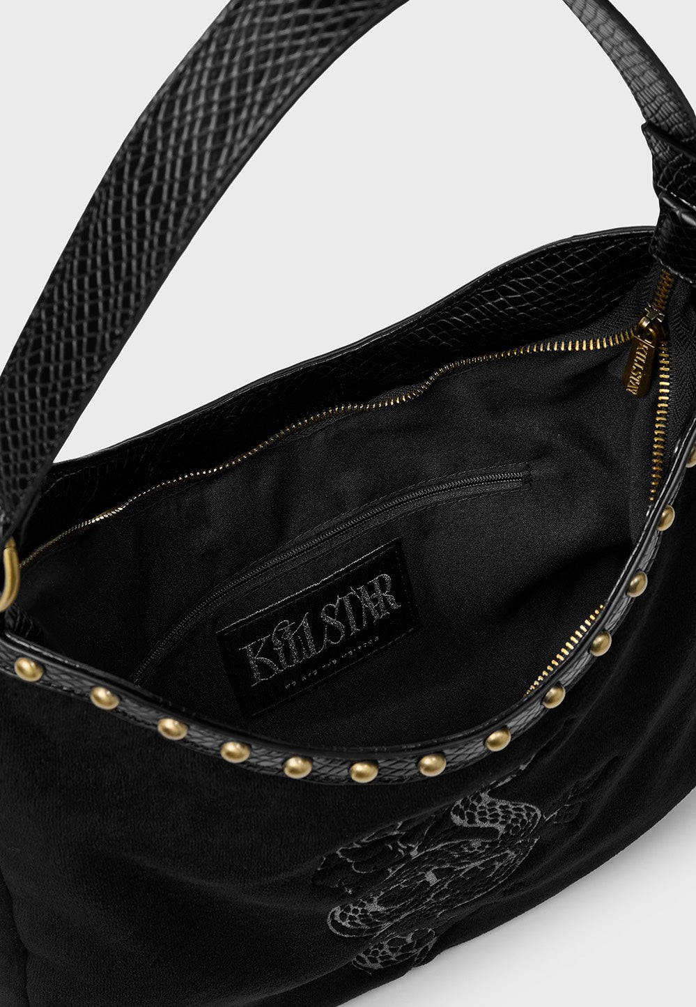 Killstar - Serpent & Thorn Black/Purple - Shoulder Bag | Neutral-Image