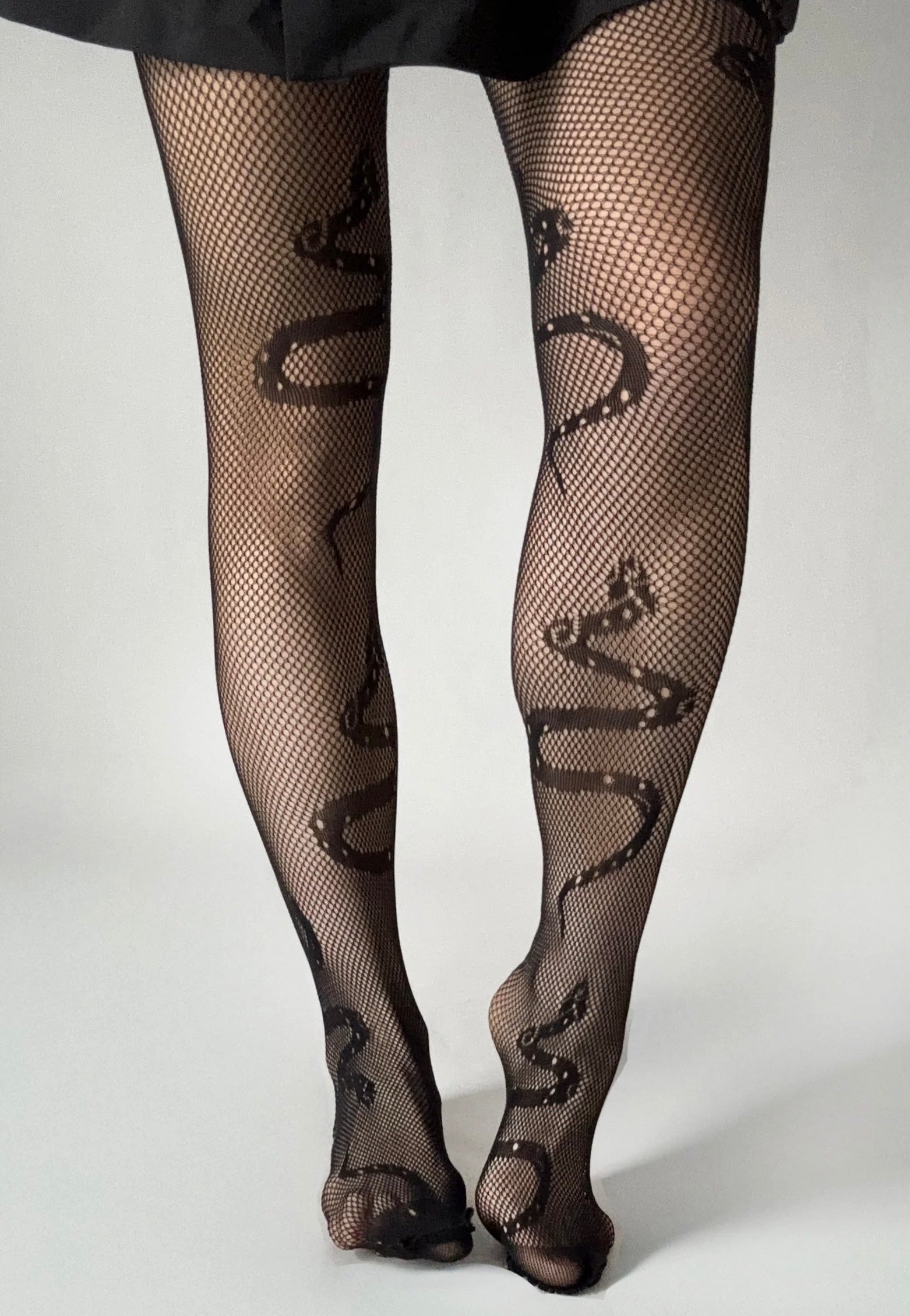 Pamela Mann - Serpentine Net Black - Tights | Women-Image
