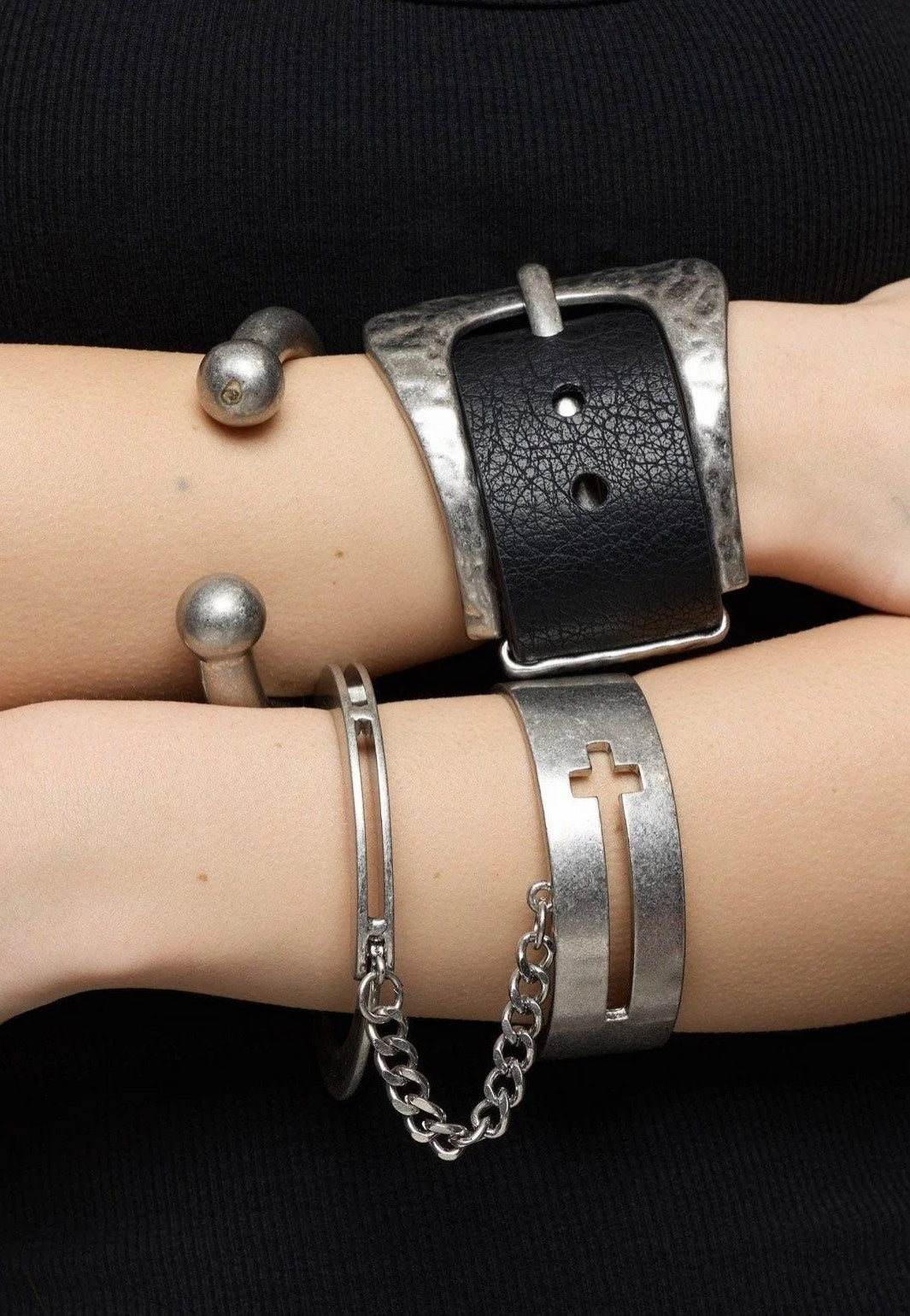 Minga London - Seven Sins Set Silver - Bracelet | Neutral-Image