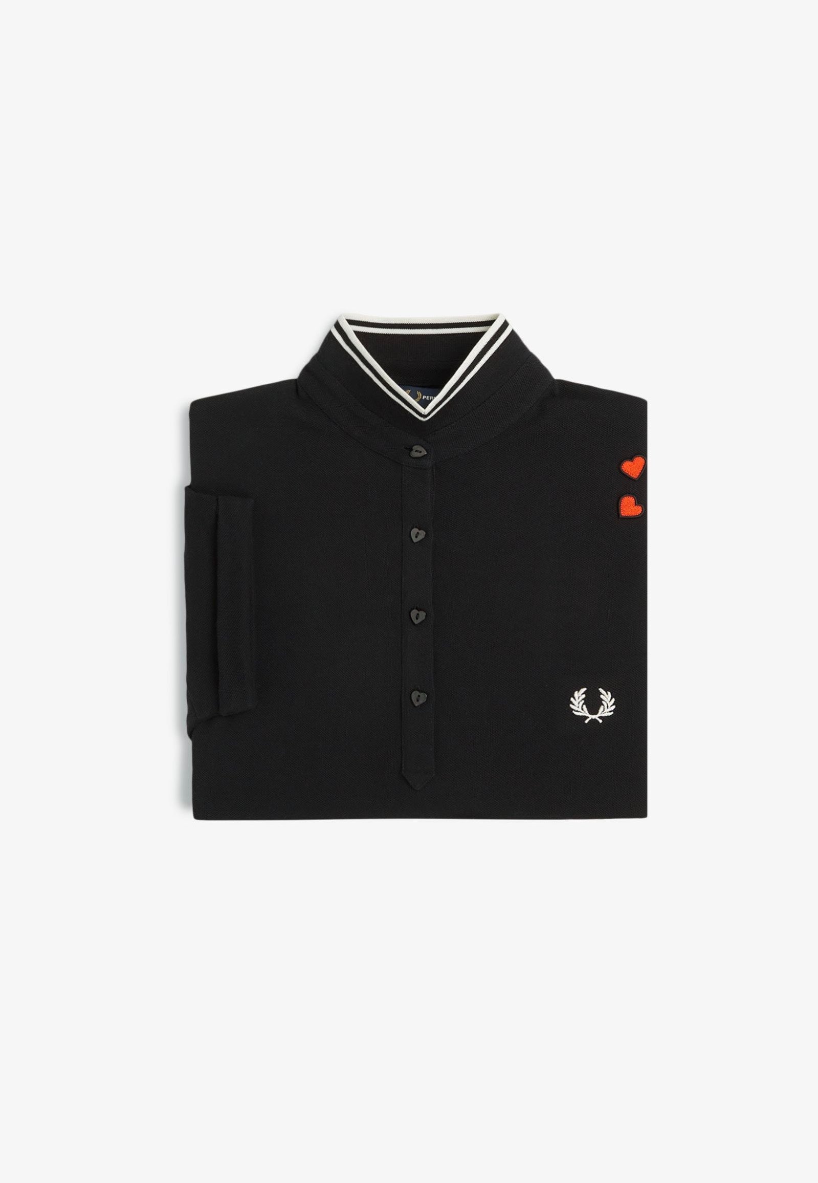 Fred Perry x Amy Winehouse - Tipped Black - Polo | Women-Image