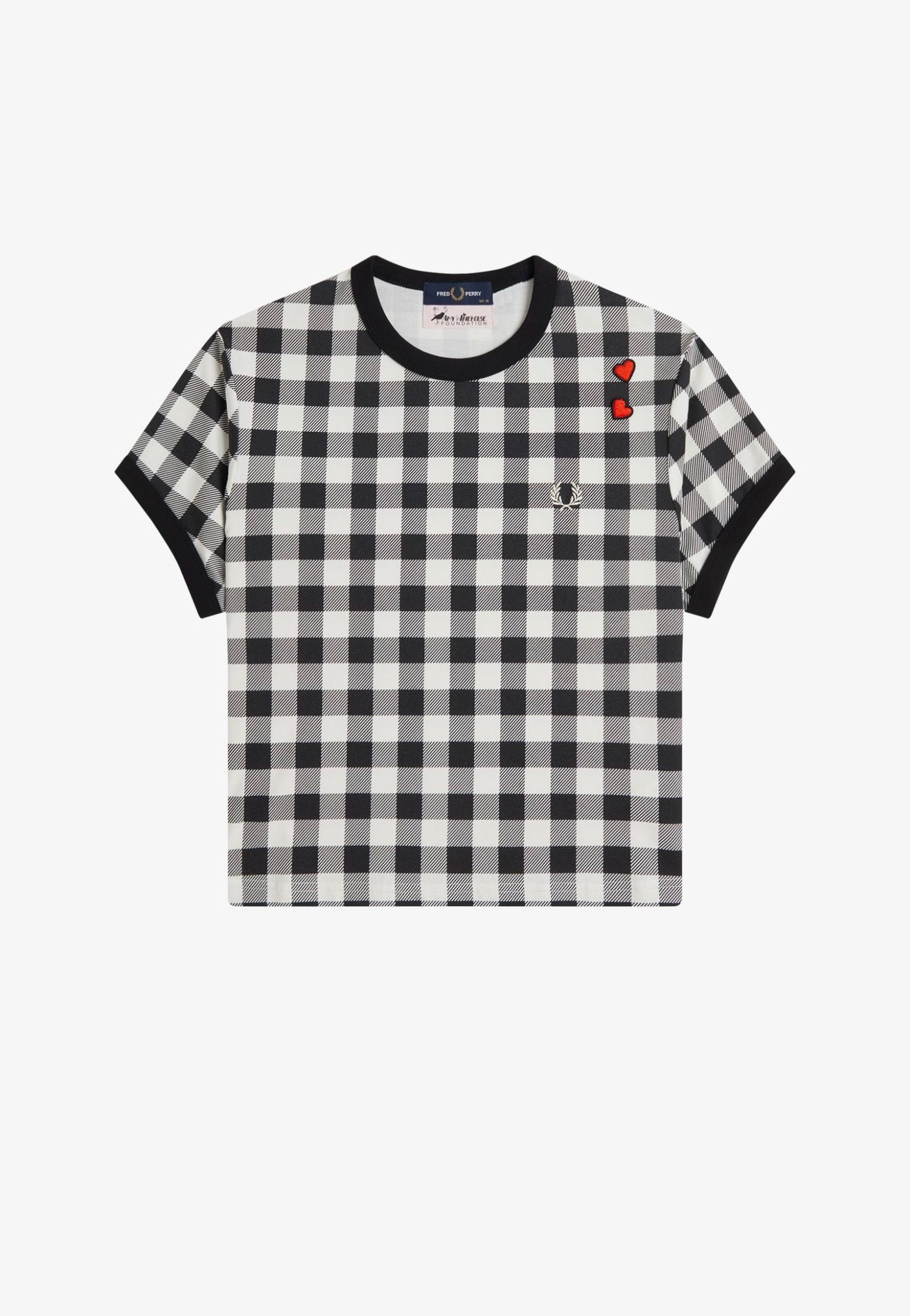 Fred Perry x Amy Winehouse - Printed Light Ecru - T-Shirt | Women-Image