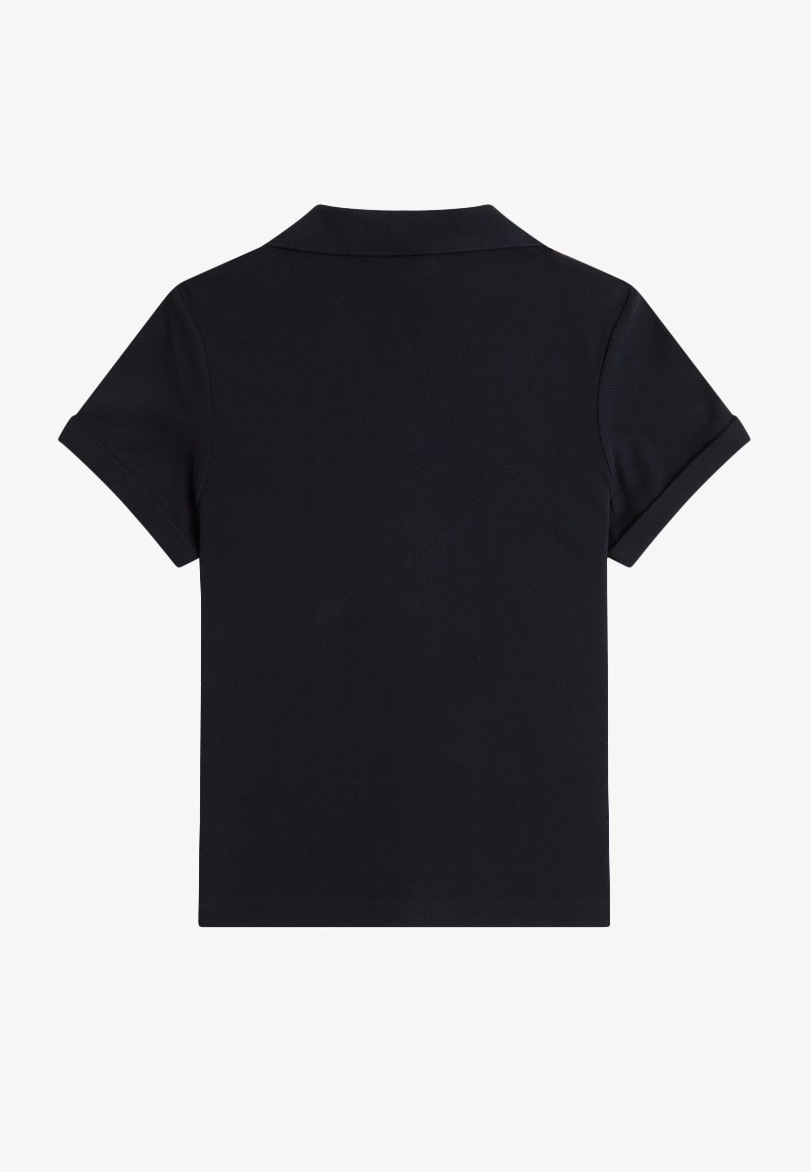 Fred Perry x Amy Winehouse - Pocket Detail Black - Polo | Women-Image
