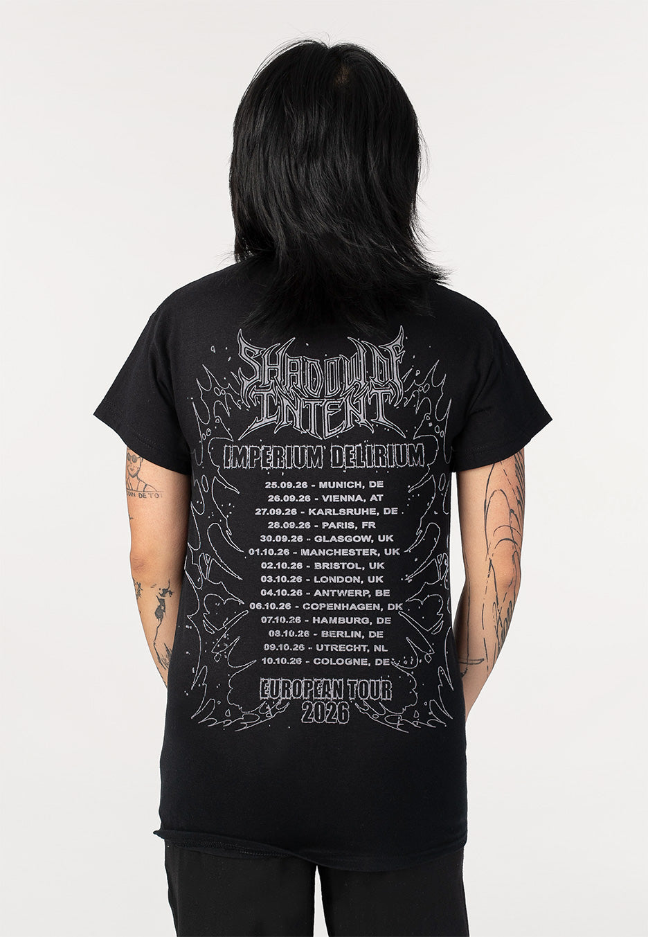 Shadow Of Intent Imperium Delirium Tour 2026 T-Shirt | Women-Image
