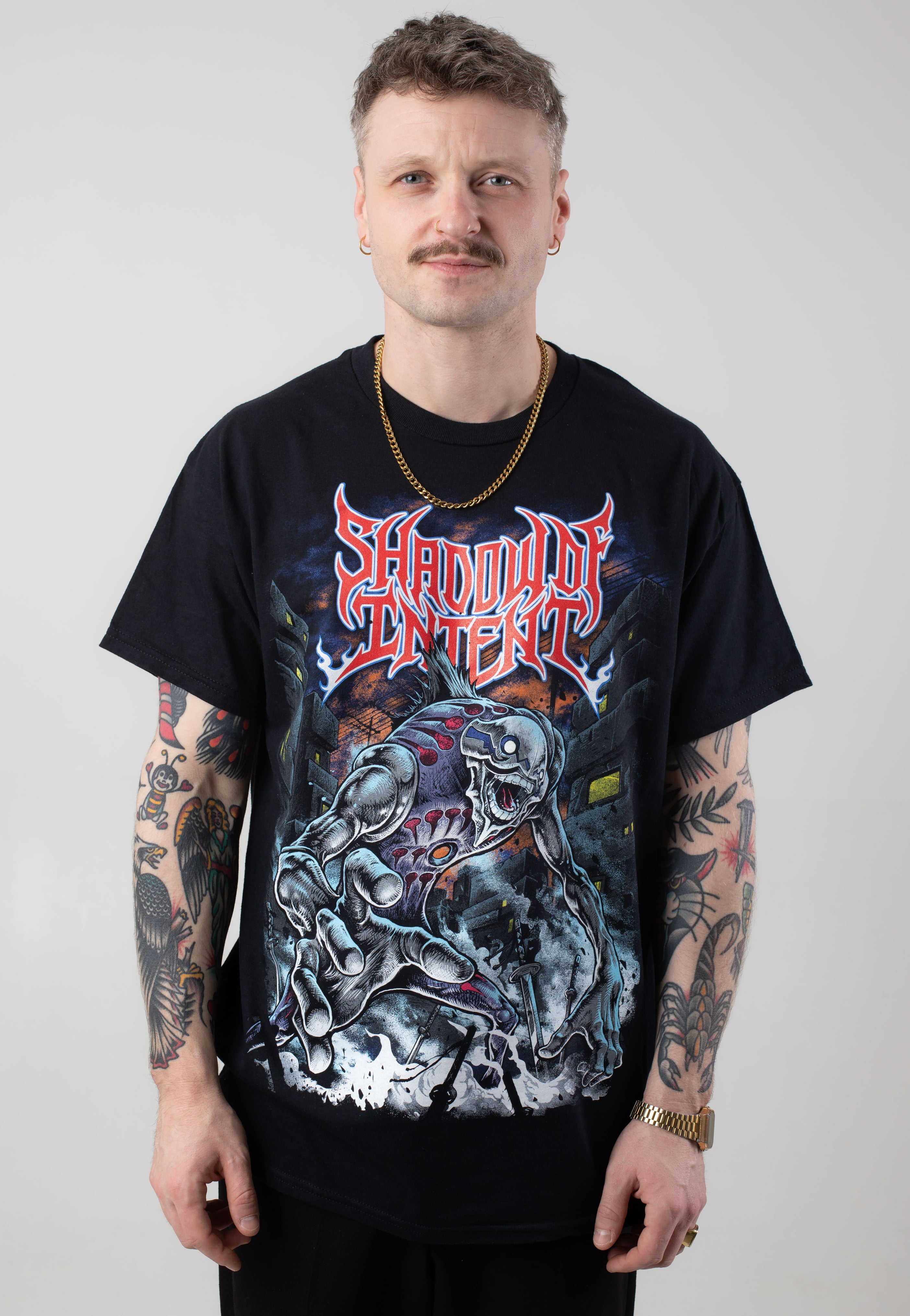 Shadow Of Intent - Fishbone - T-Shirt | Men-Image