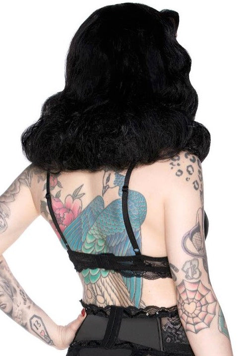 Killstar - She’s Poison Fringe Black - Bras | Women-Image