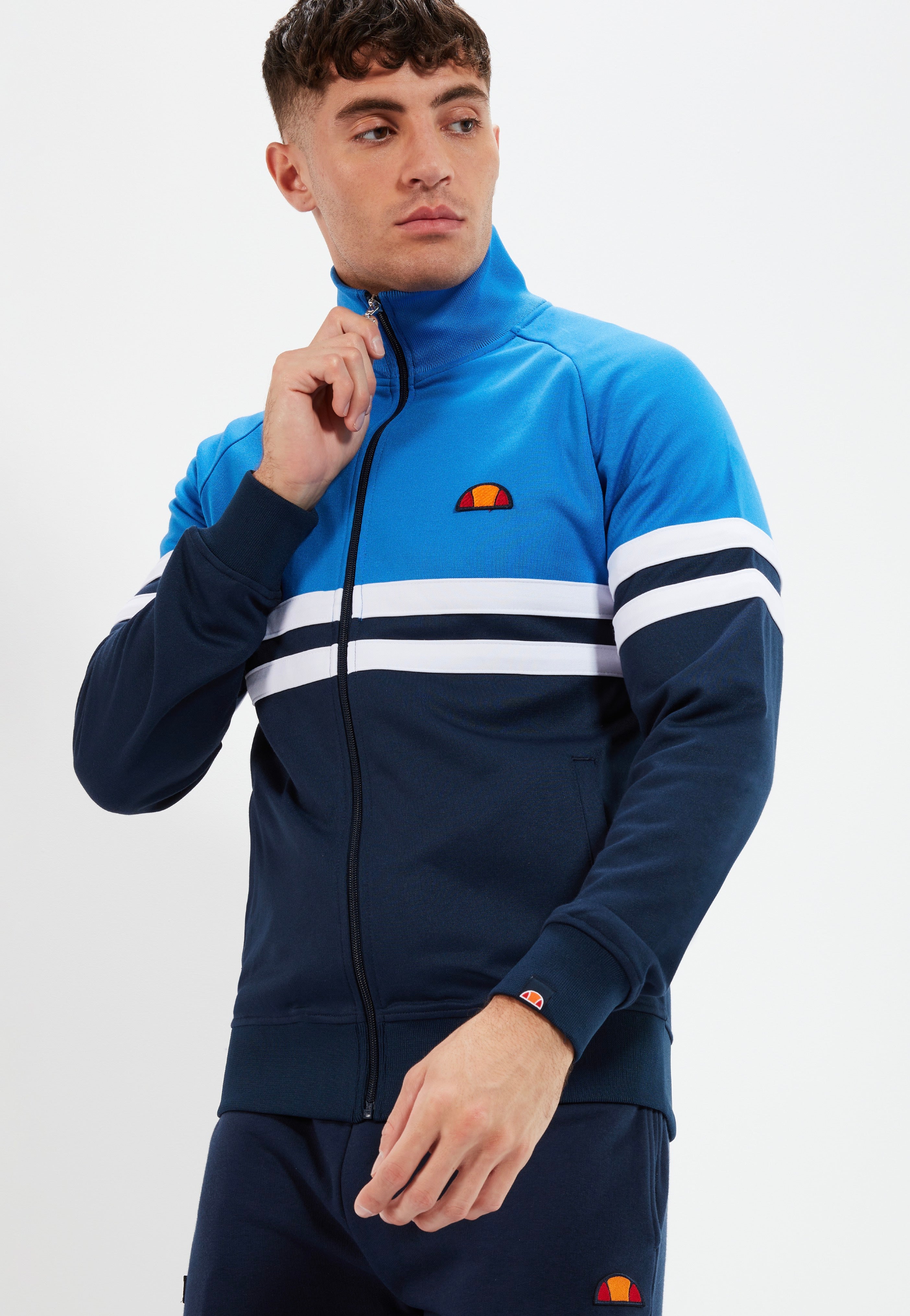 Ellesse - Rimini Blue/Navy/White - Track Jacket | Men-Image