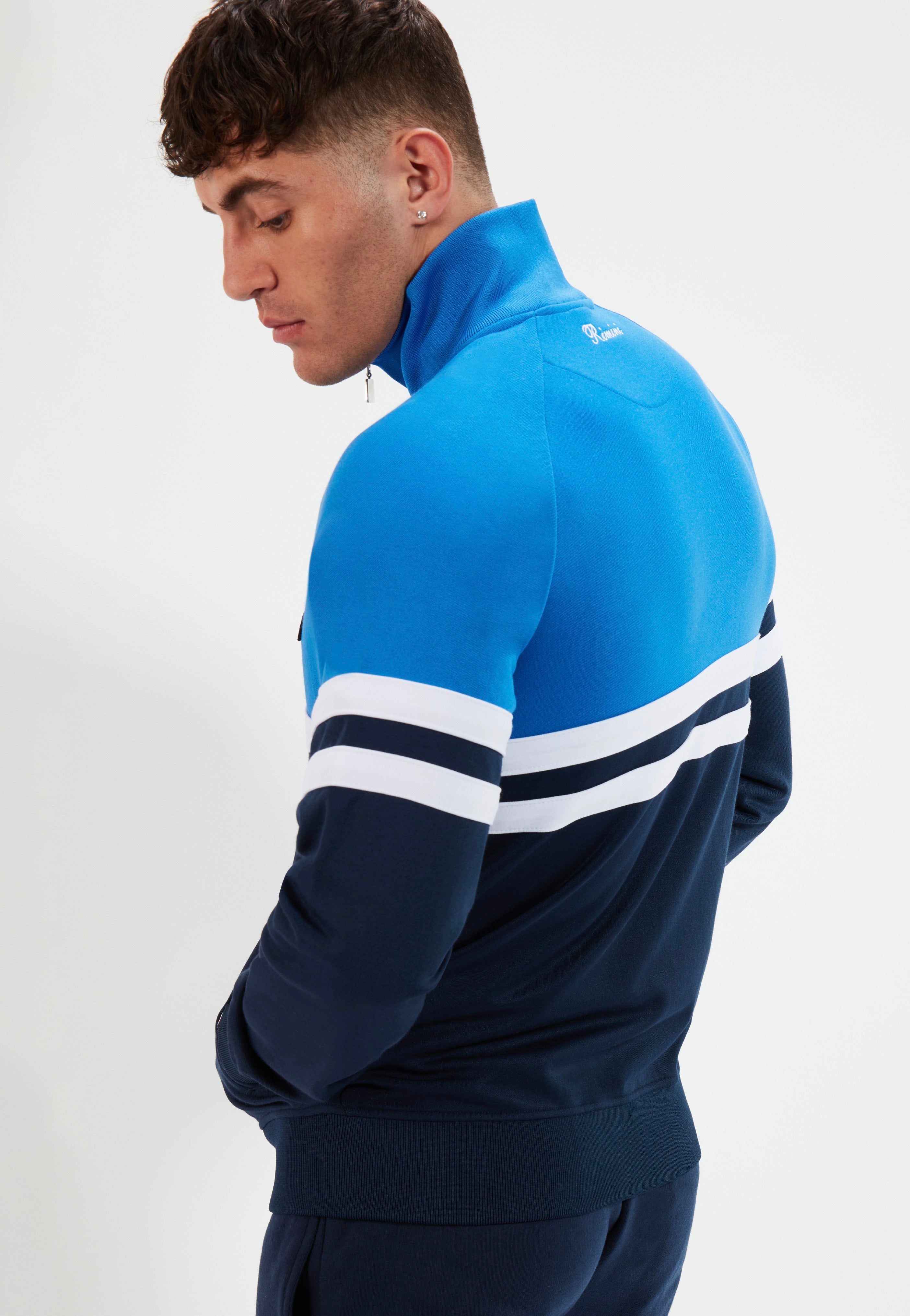 Ellesse - Rimini Blue/Navy/White - Track Jacket | Men-Image