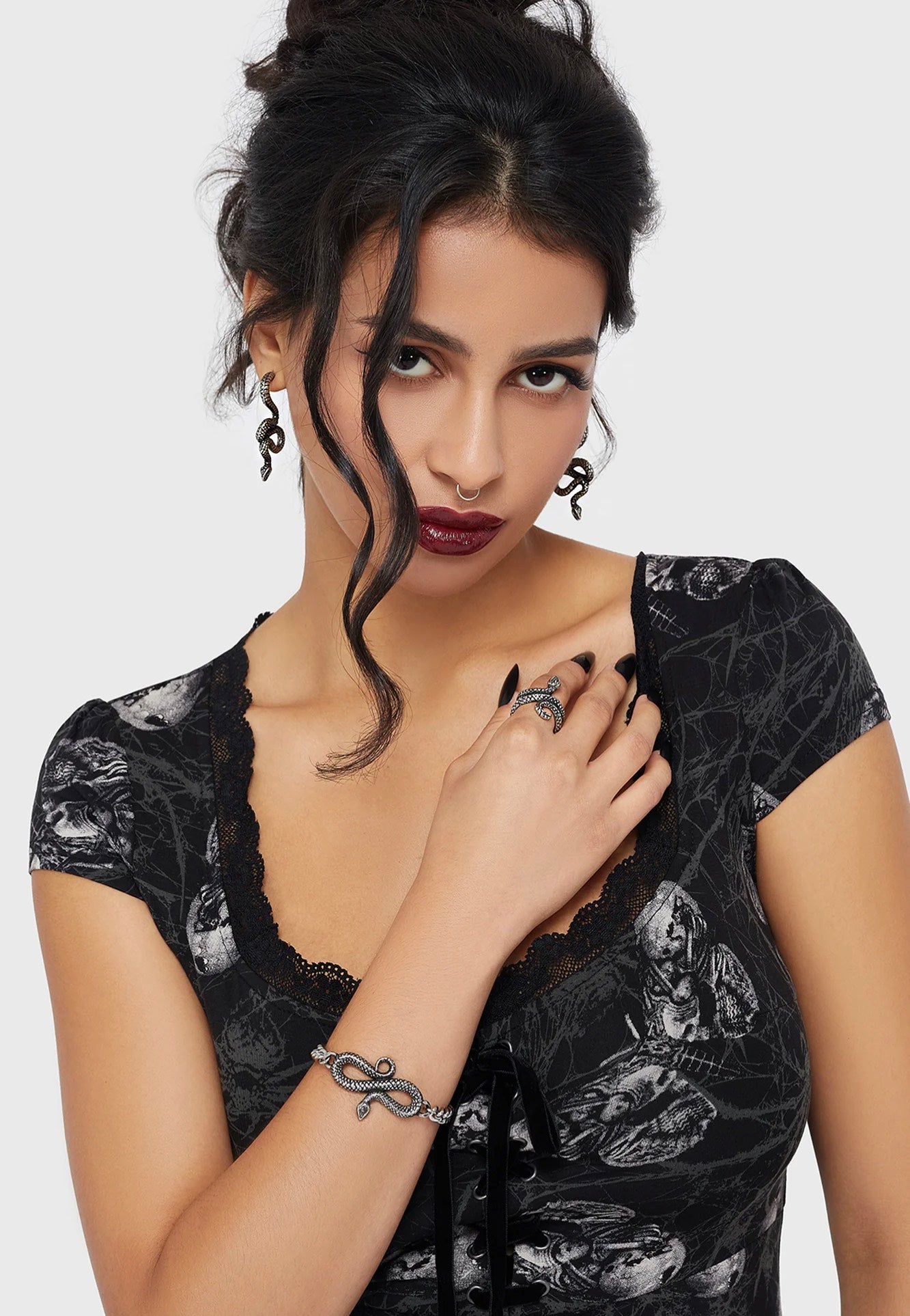 Killstar - Silver Fang Silver - Bracelet | Neutral-Image