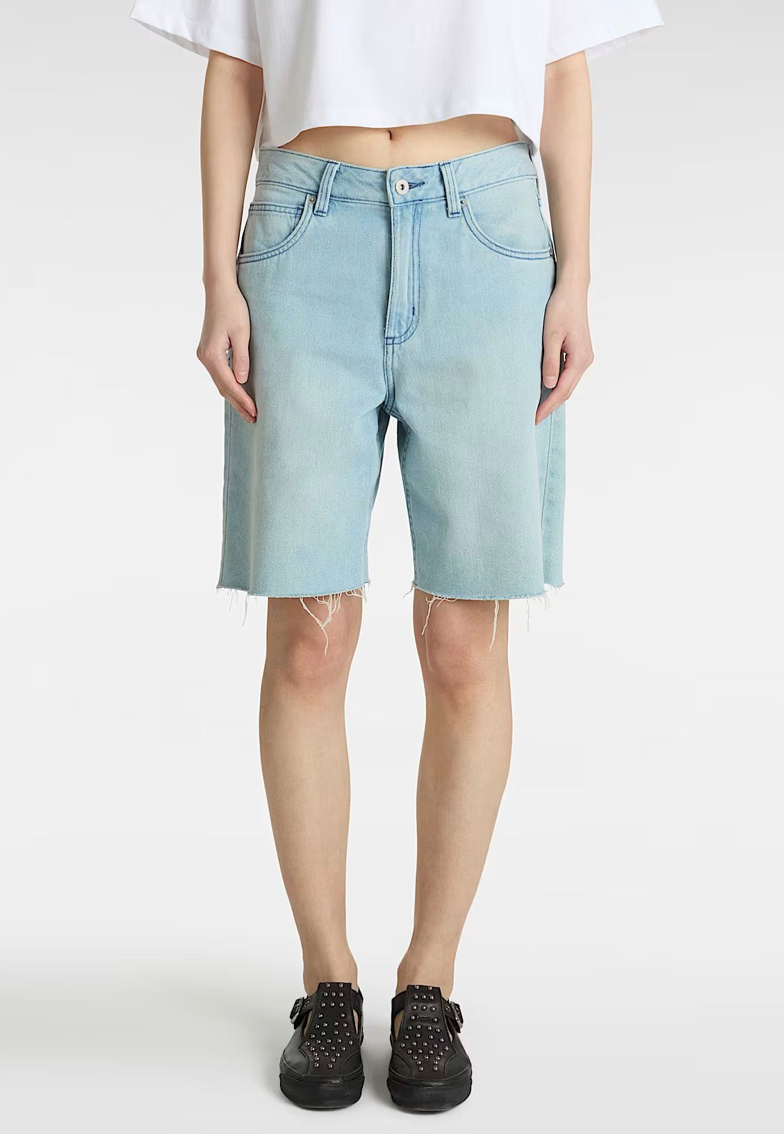 Vans - Sirelle Cut-Off Jorts Light Stonewash - Shorts | Women-Image
